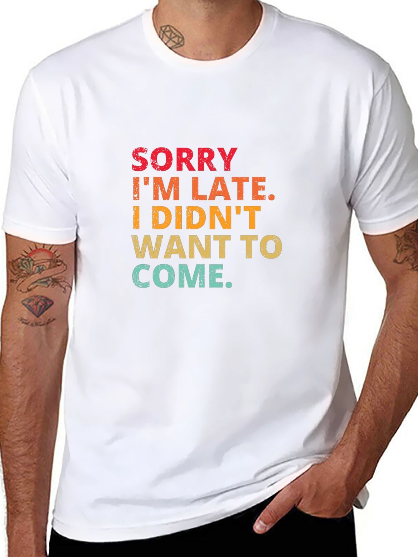 Sorry Im Late Graphic Tee