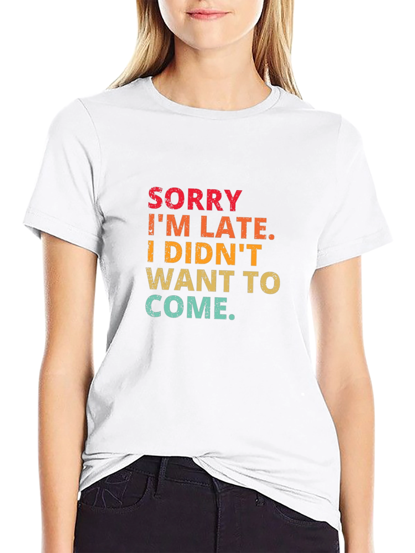 Sorry Im Late Graphic Tee