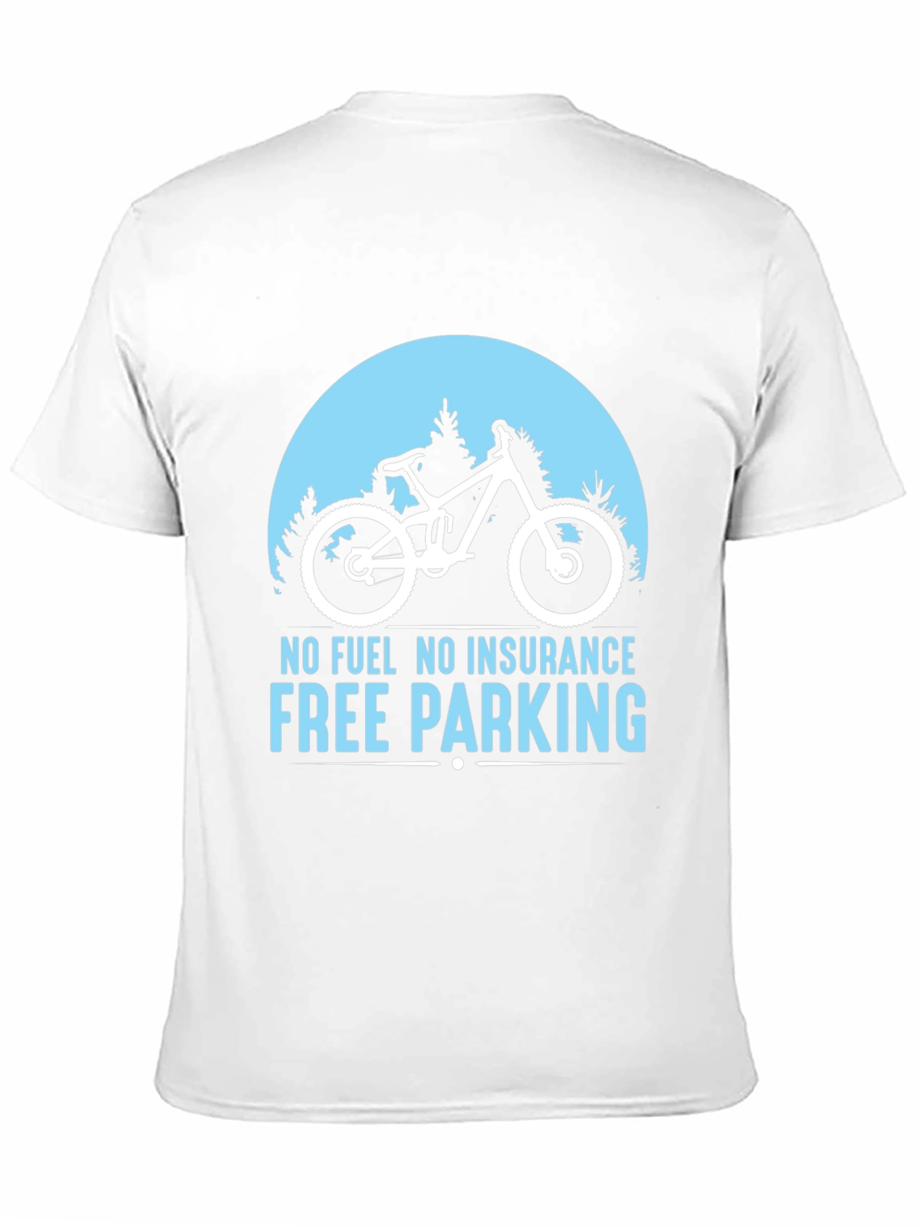 No Fuel Free Parking MTB Black T-Shirt