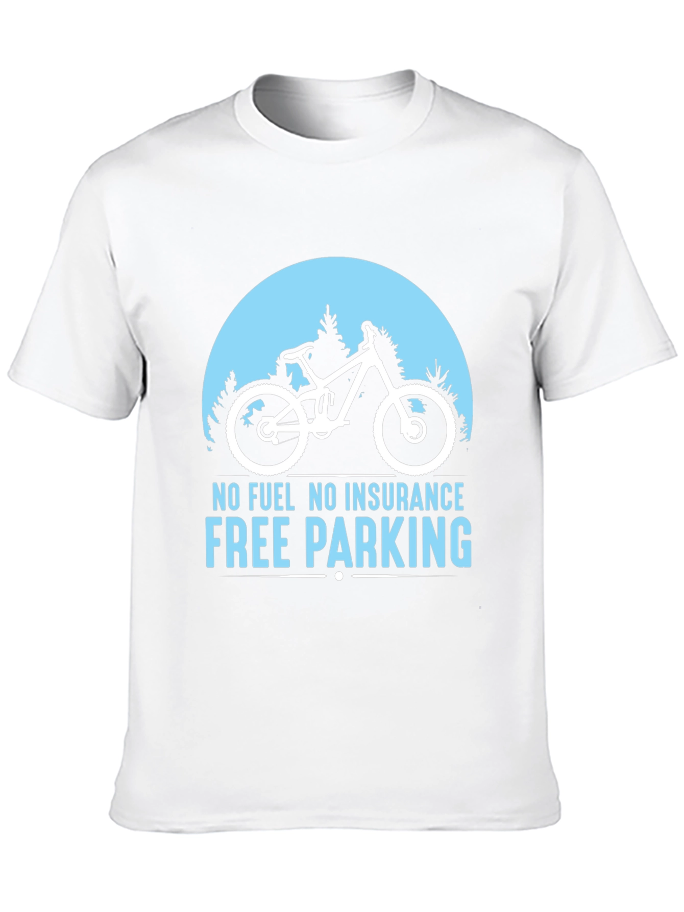 No Fuel Free Parking MTB Black T-Shirt