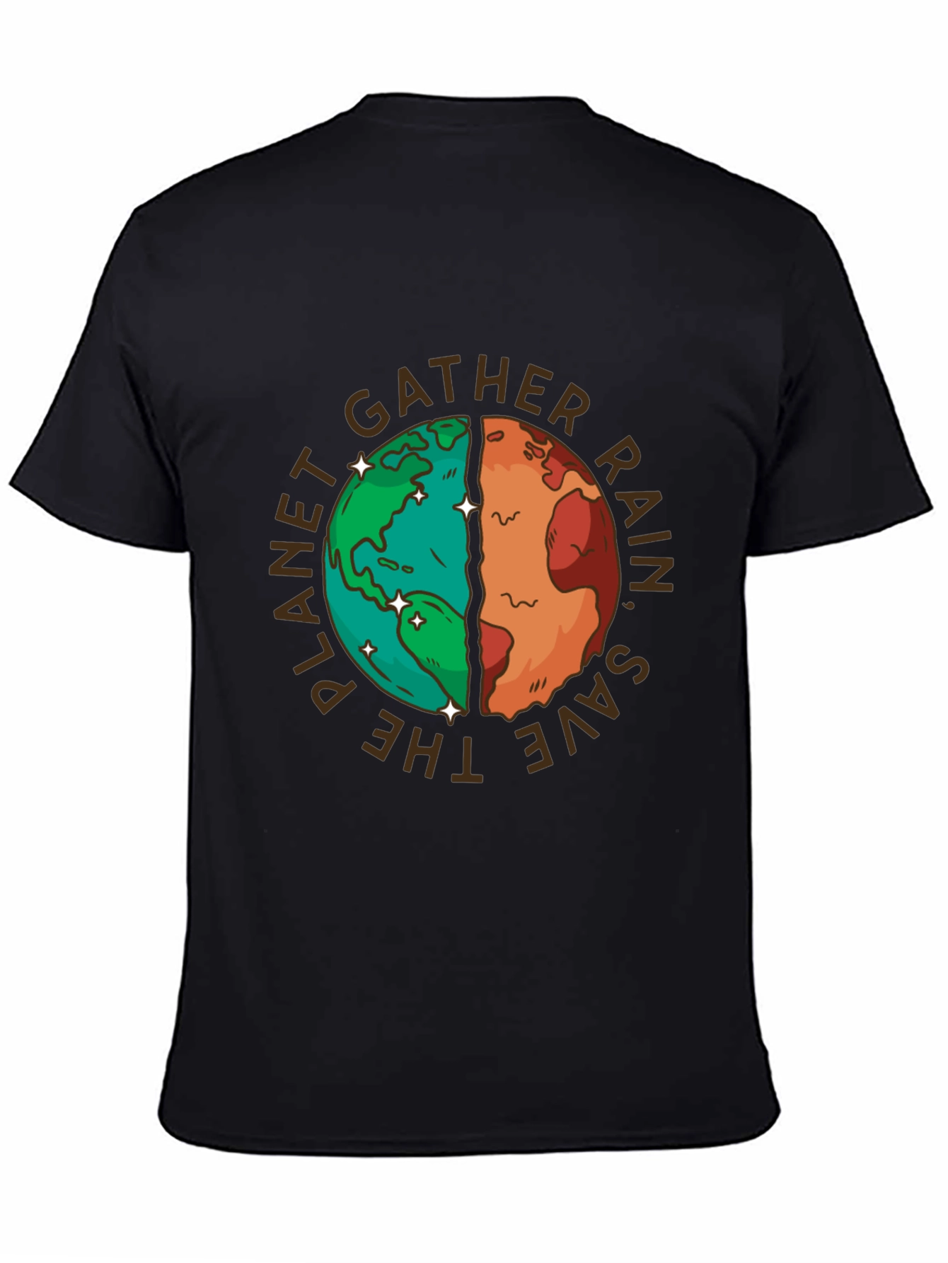 Planet Earth Graphic T-Shirt - Save the Planet
