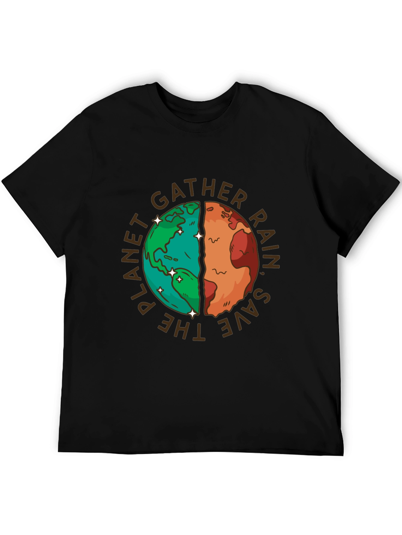 Planet Earth Graphic T-Shirt - Save the Planet