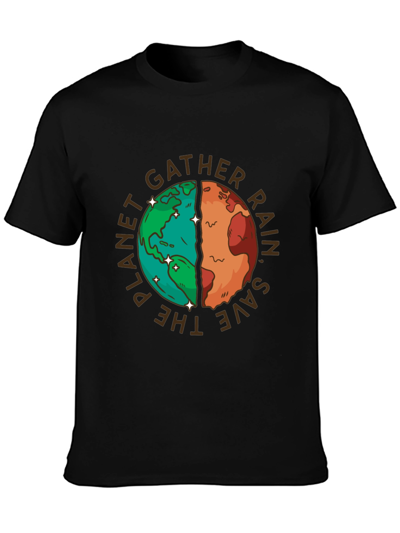 Planet Earth Graphic T-Shirt - Save the Planet