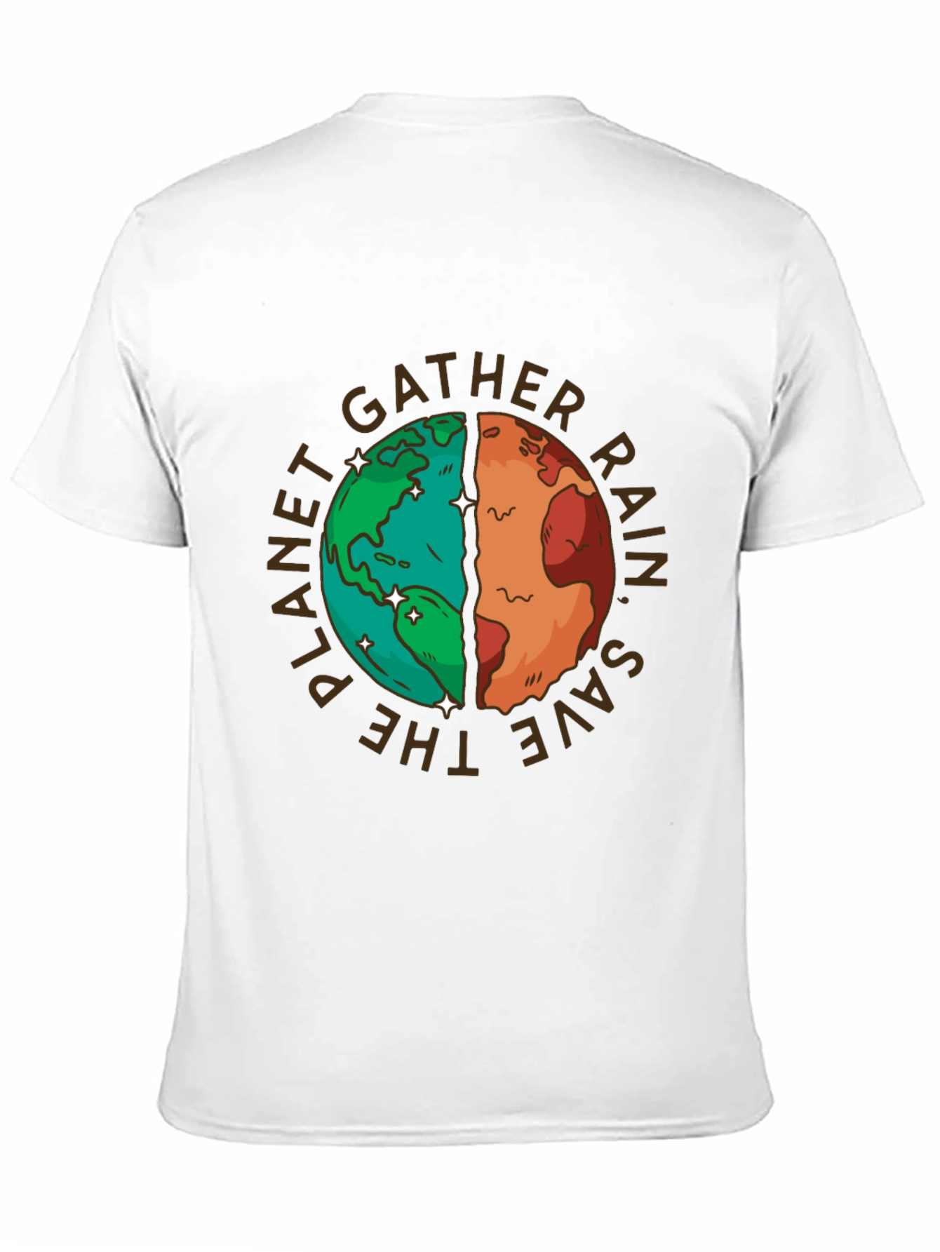 Planet Earth Graphic T-Shirt - Save the Planet