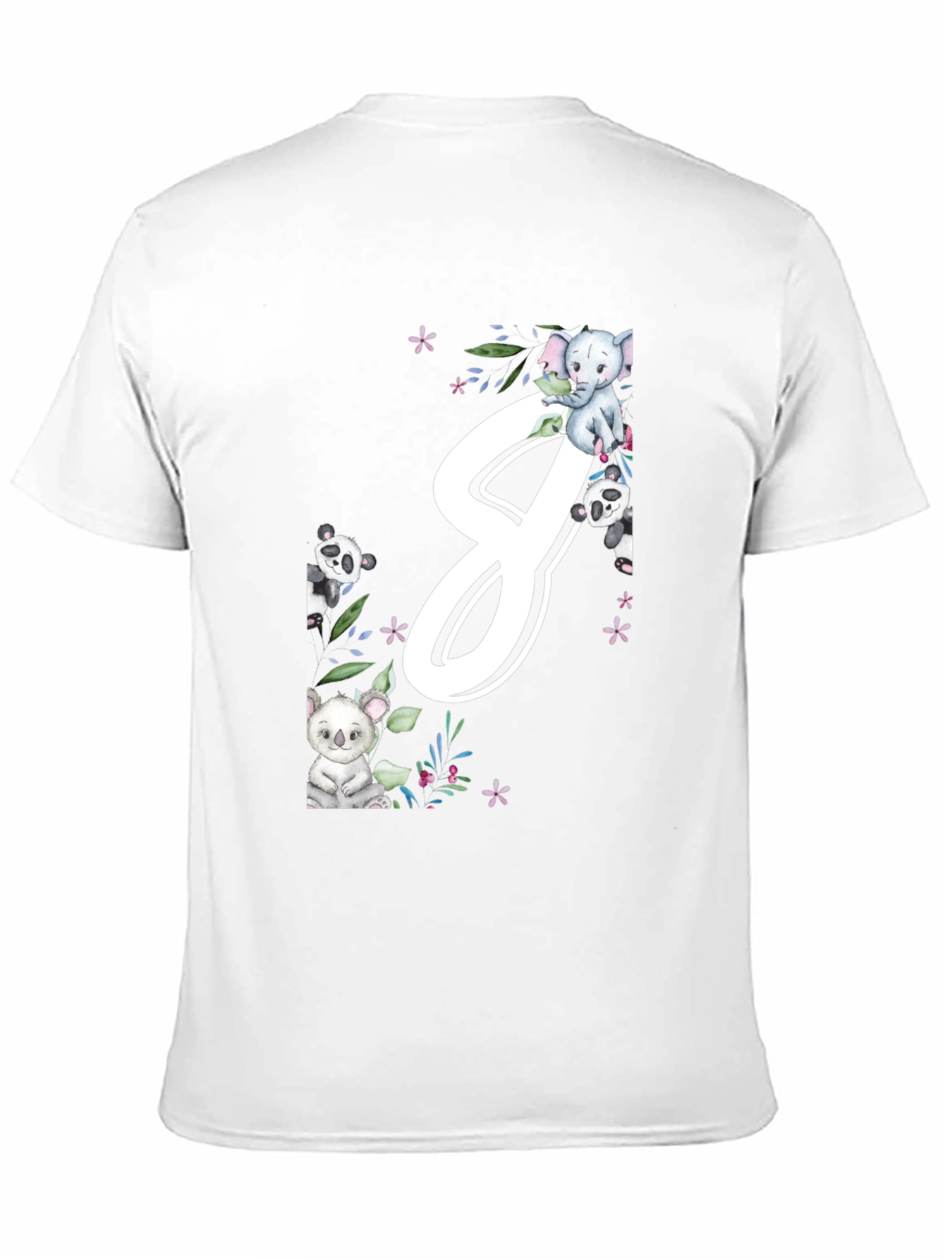 Cute Animal Number 8 T-Shirt
