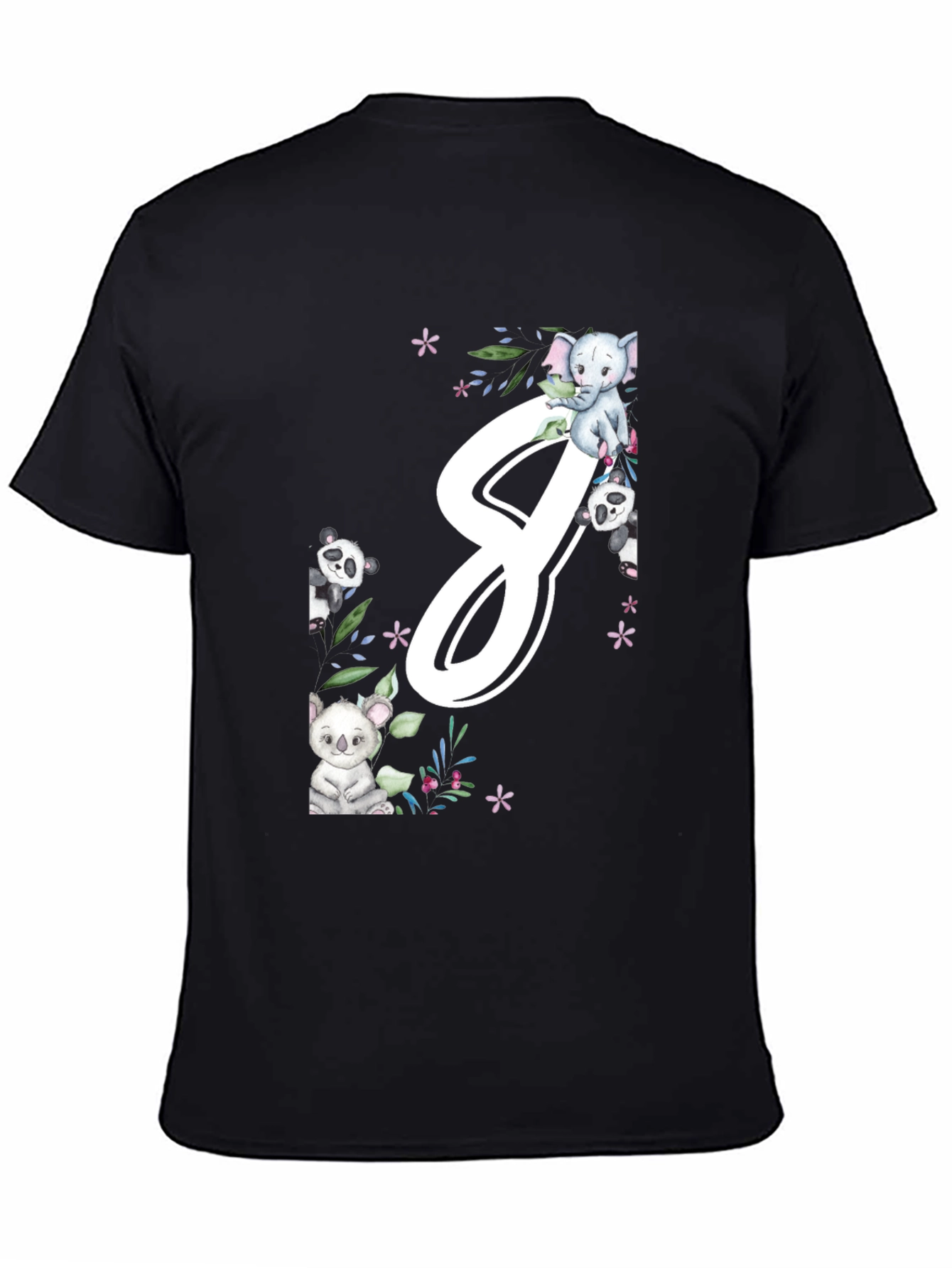 Cute Animal Number 8 T-Shirt