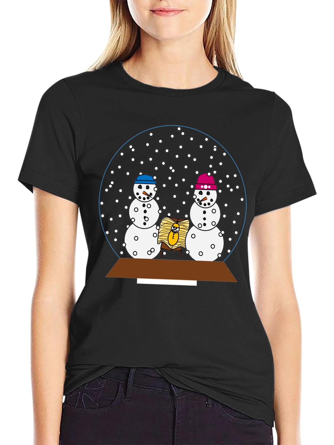Snow Globe Christmas T-Shirt