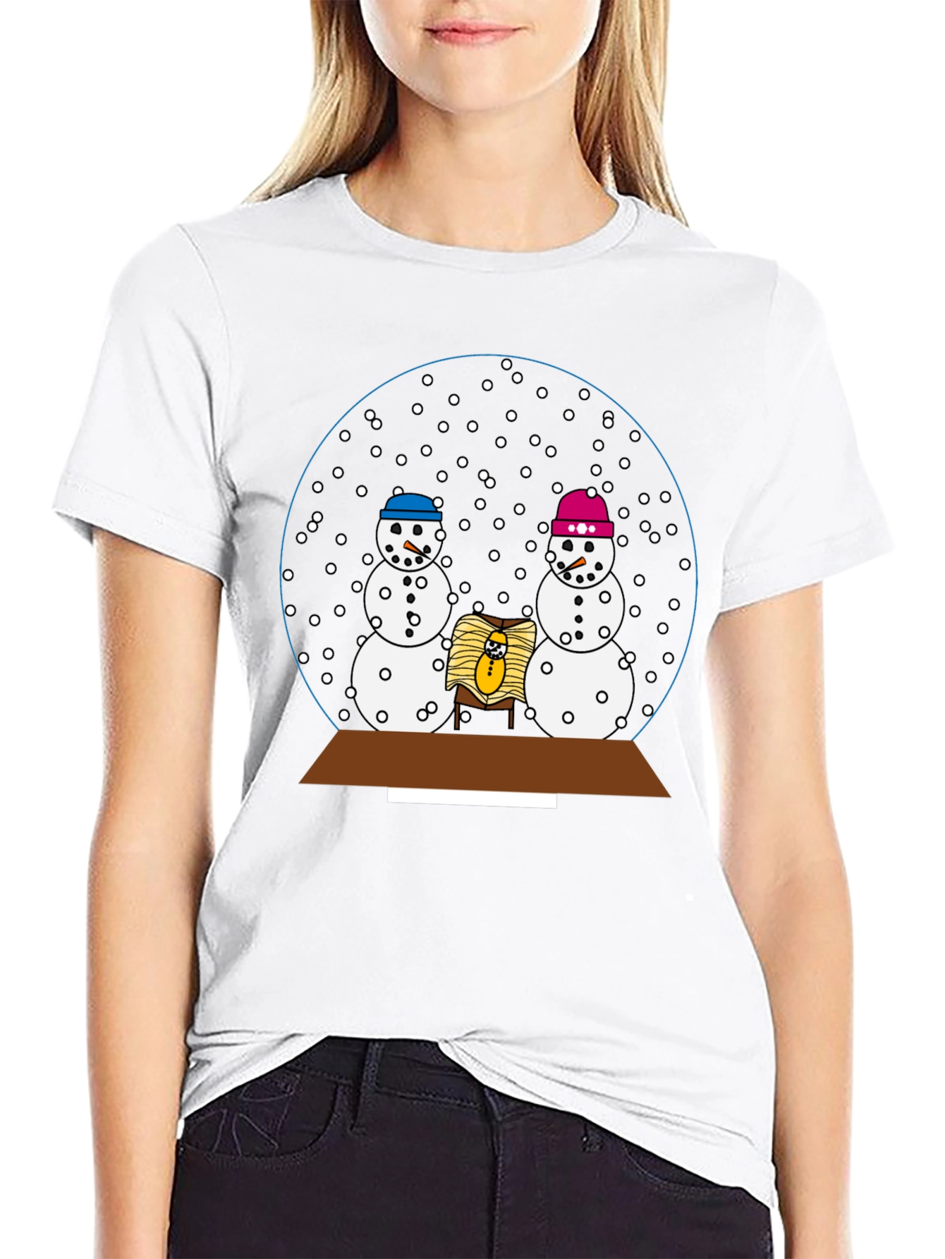 Snow Globe Christmas T-Shirt