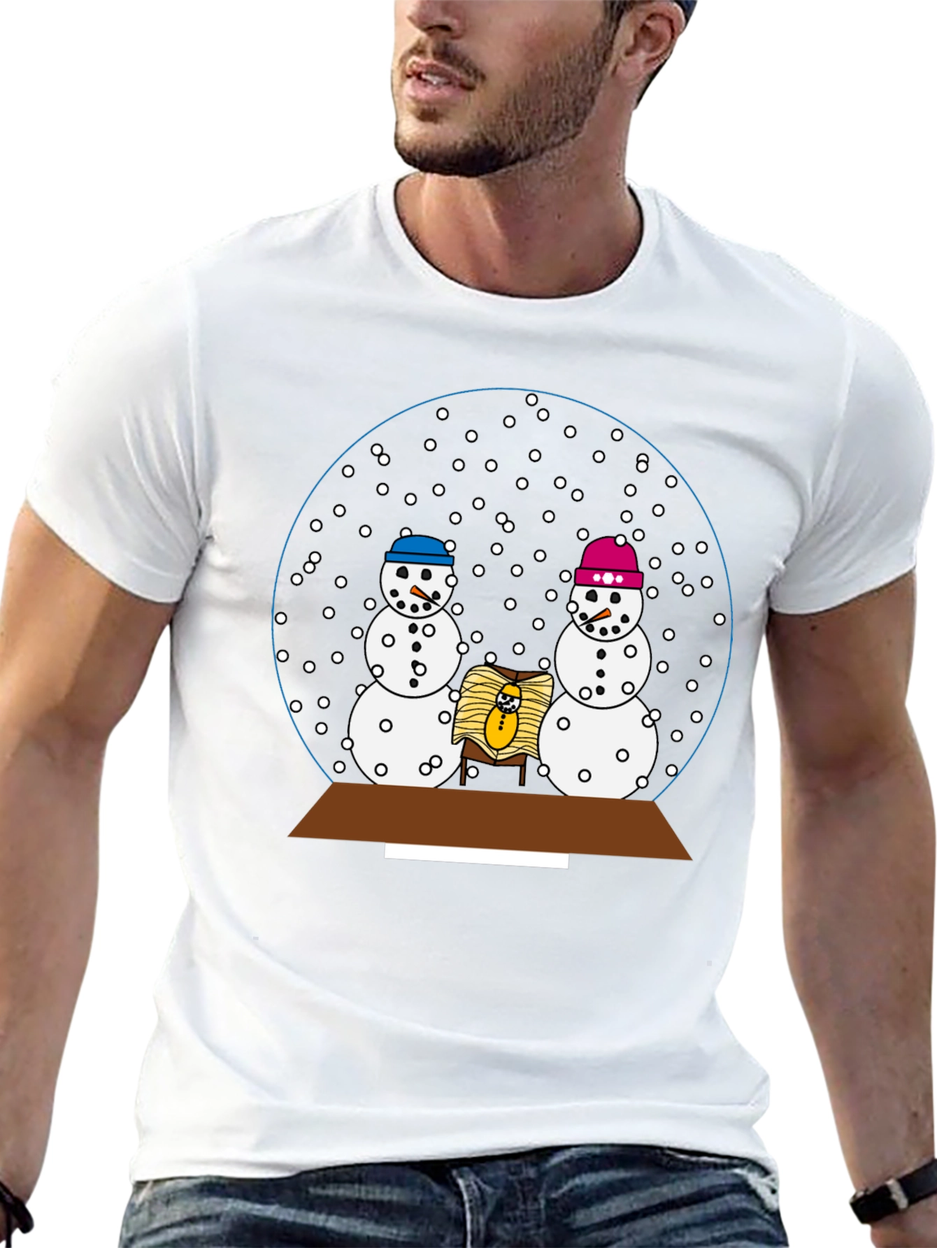 Snow Globe Christmas T-Shirt