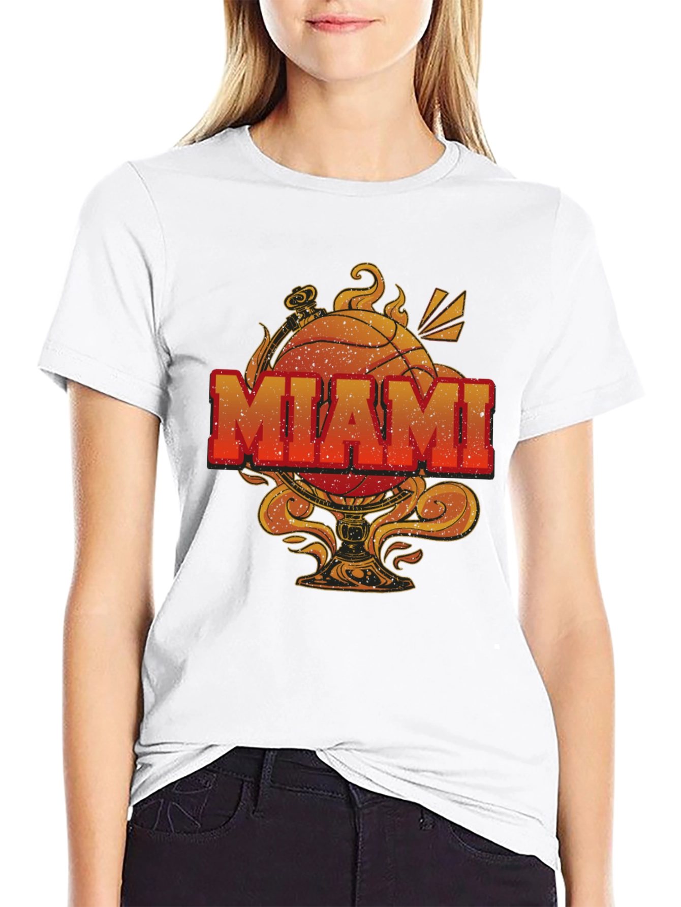Miami Basketball Graphic T-Shirt