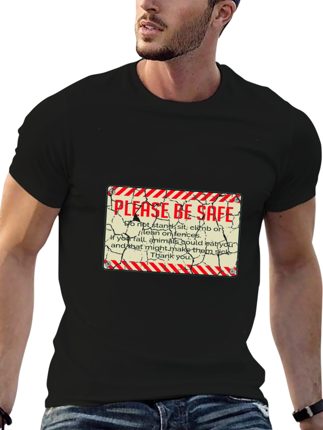 Please Be Safe Graphic T-Shirt
