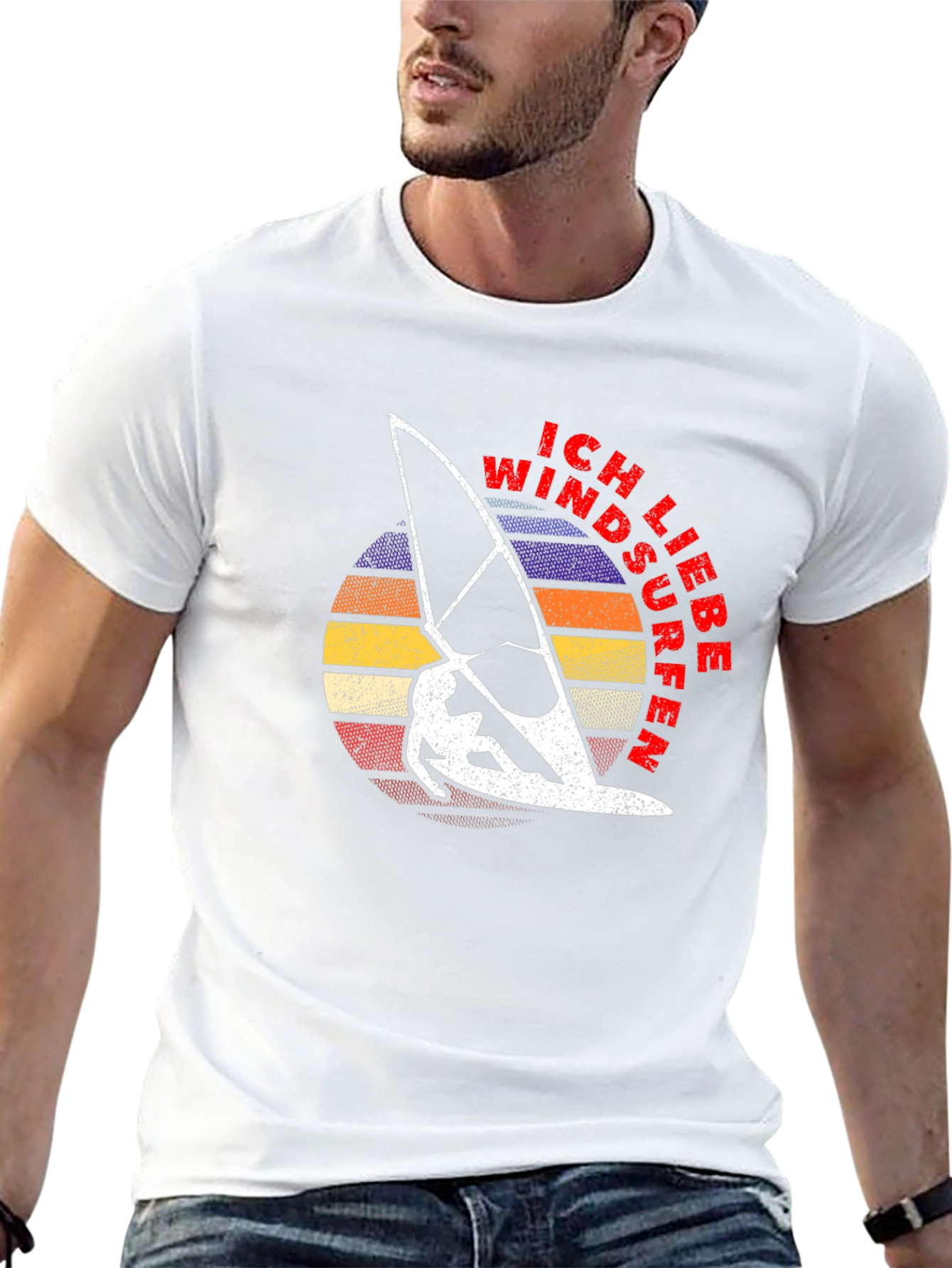 Ich Liebe Windsurfen Graphic Tee