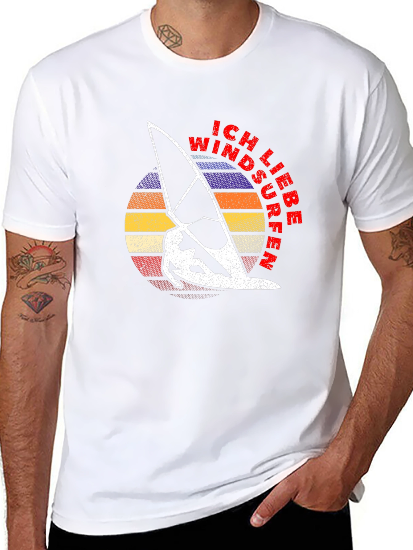 Ich Liebe Windsurfen Graphic Tee