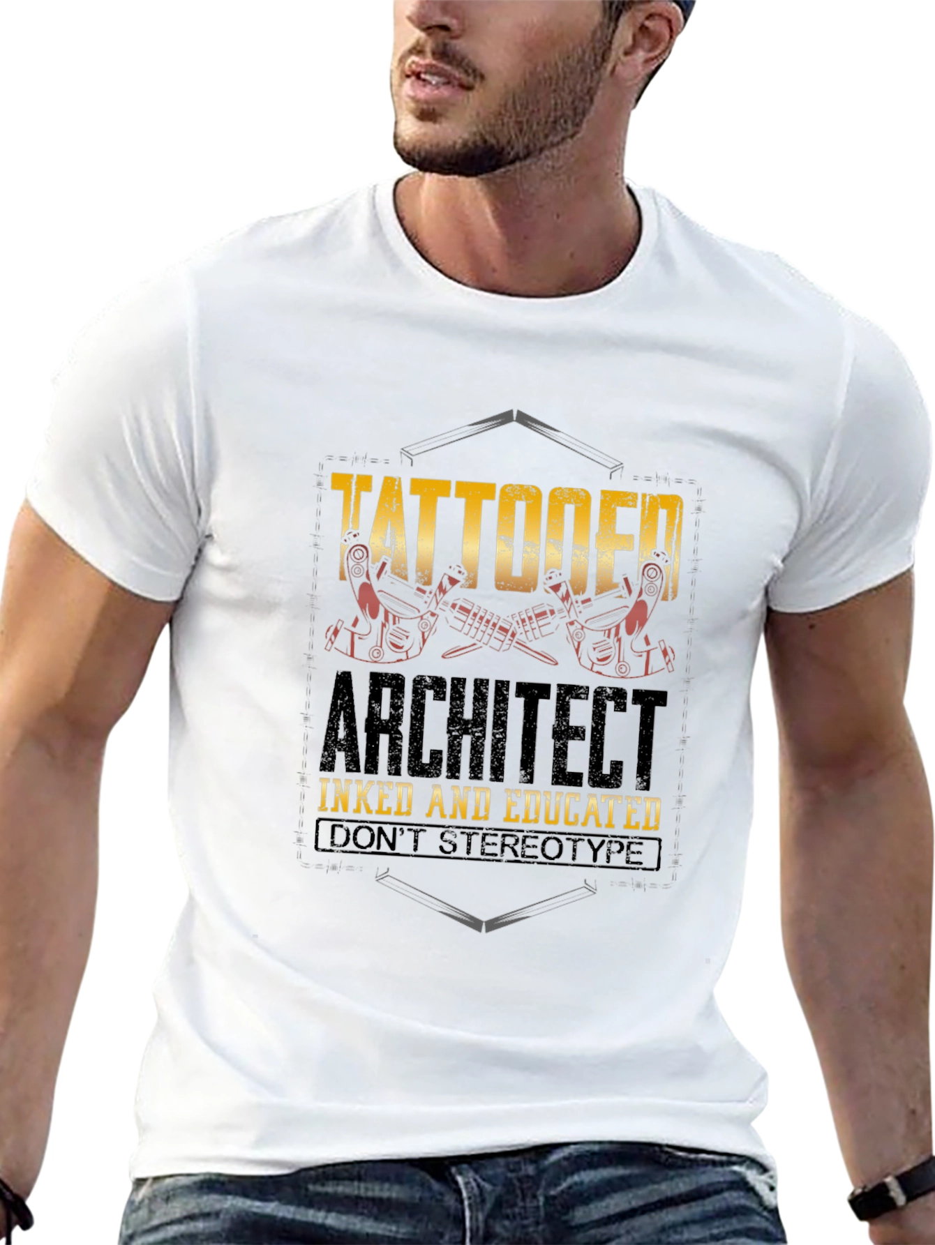 Tattooed Architect T-Shirt: Inked and Educated