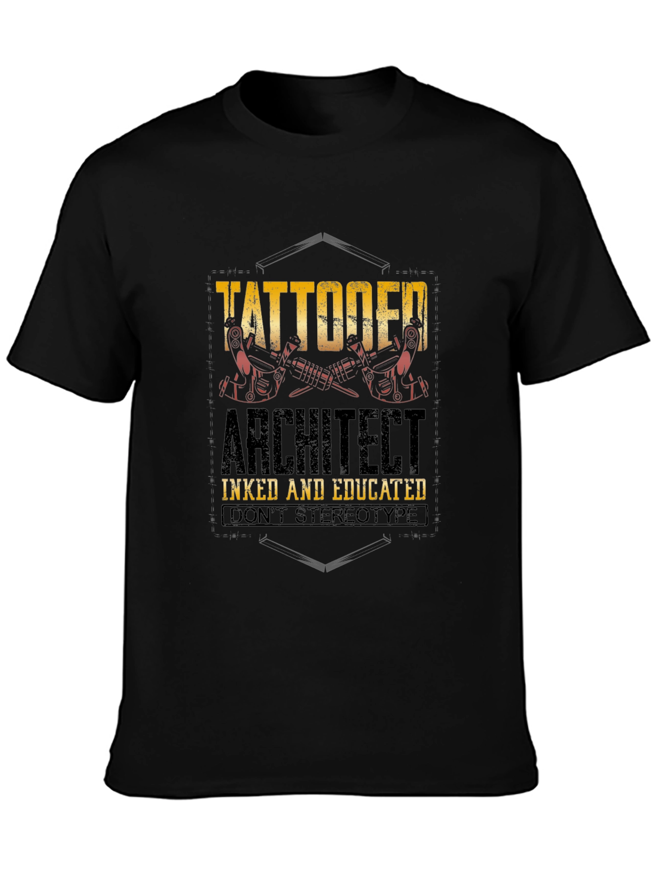 Tattooed Architect T-Shirt: Inked and Educated