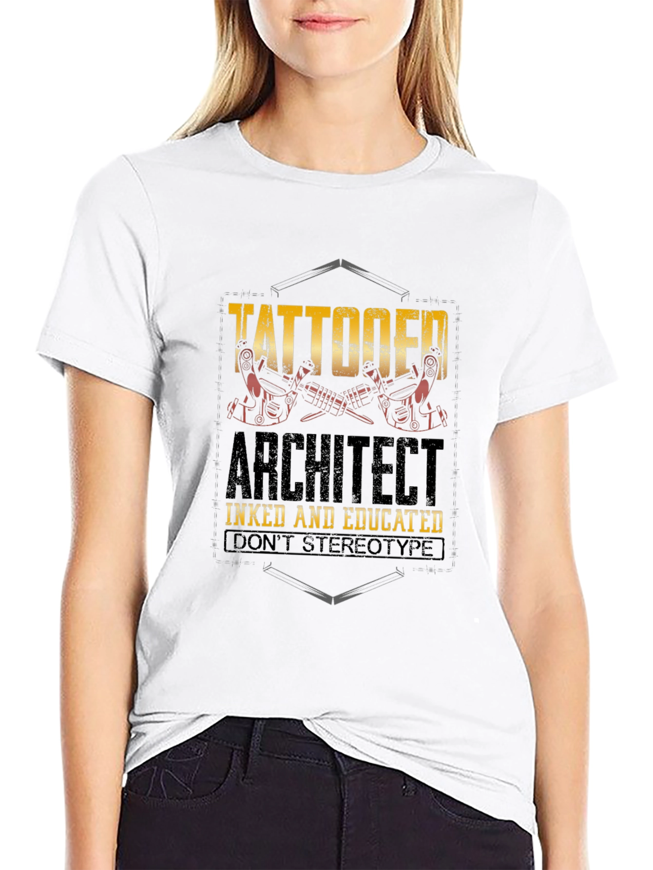 Tattooed Architect T-Shirt: Inked and Educated
