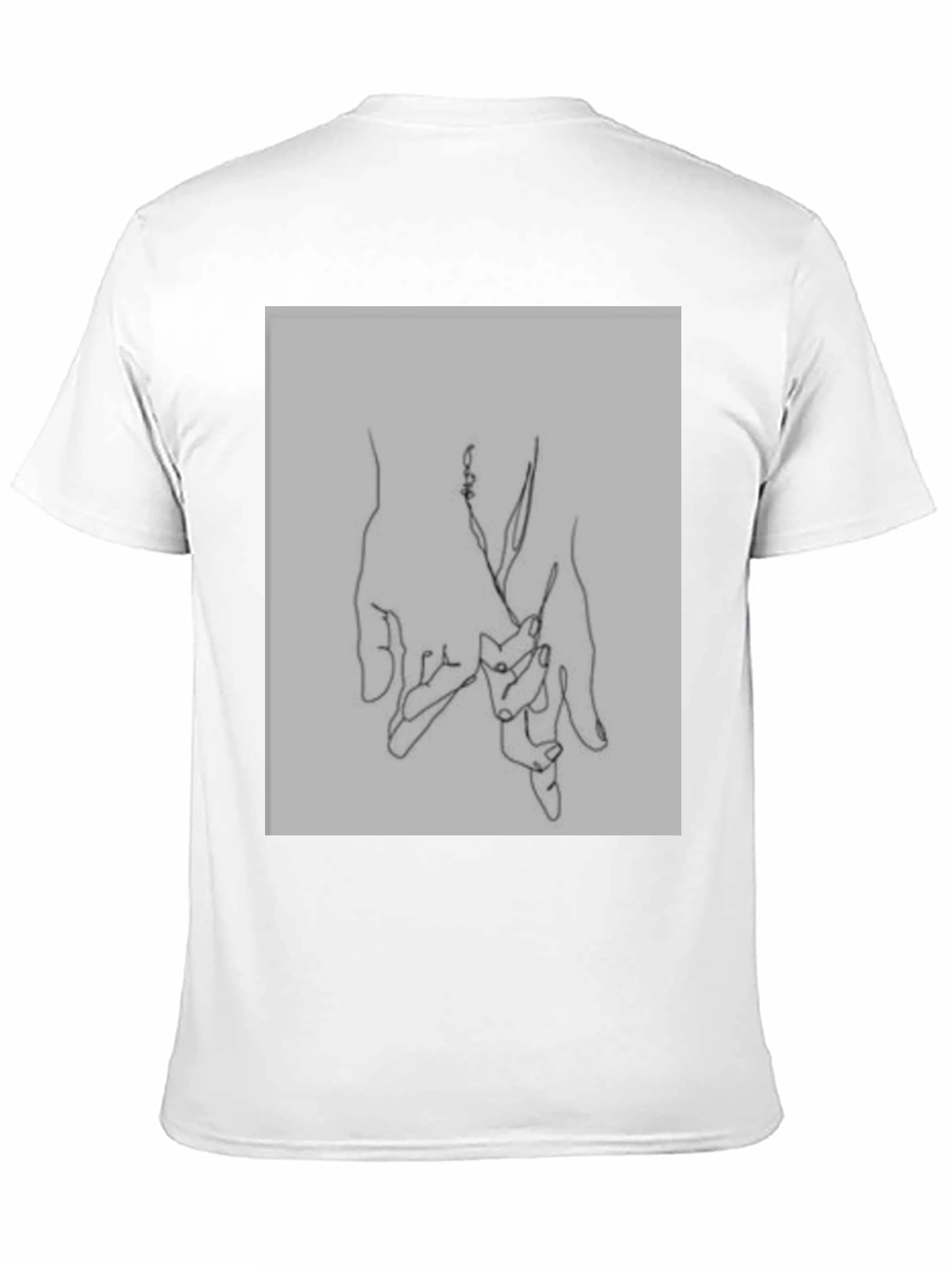 Minimalist Hand Holding Graphic Tee