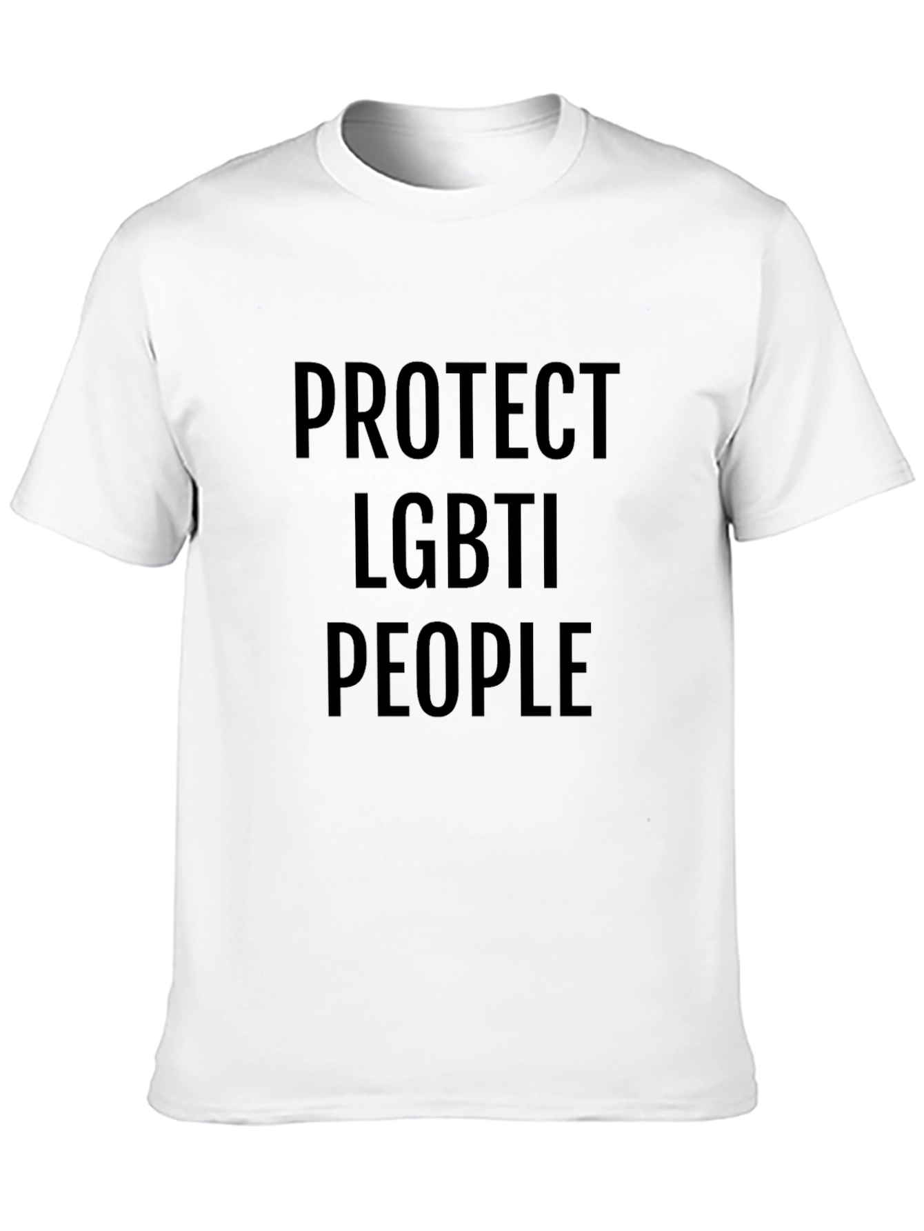 Protect LGBTI People Black Tee