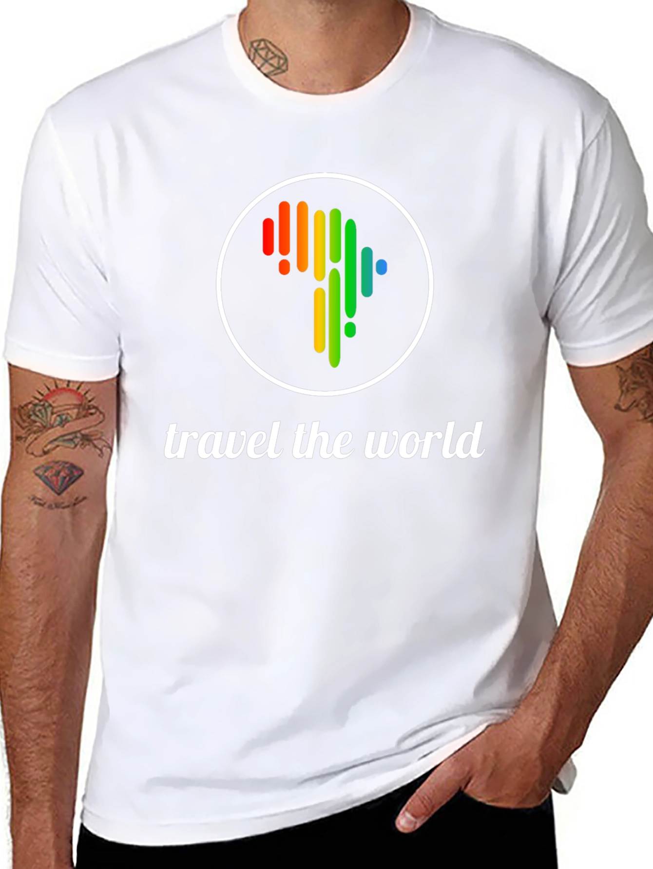 Travel the World Rainbow Africa Tee