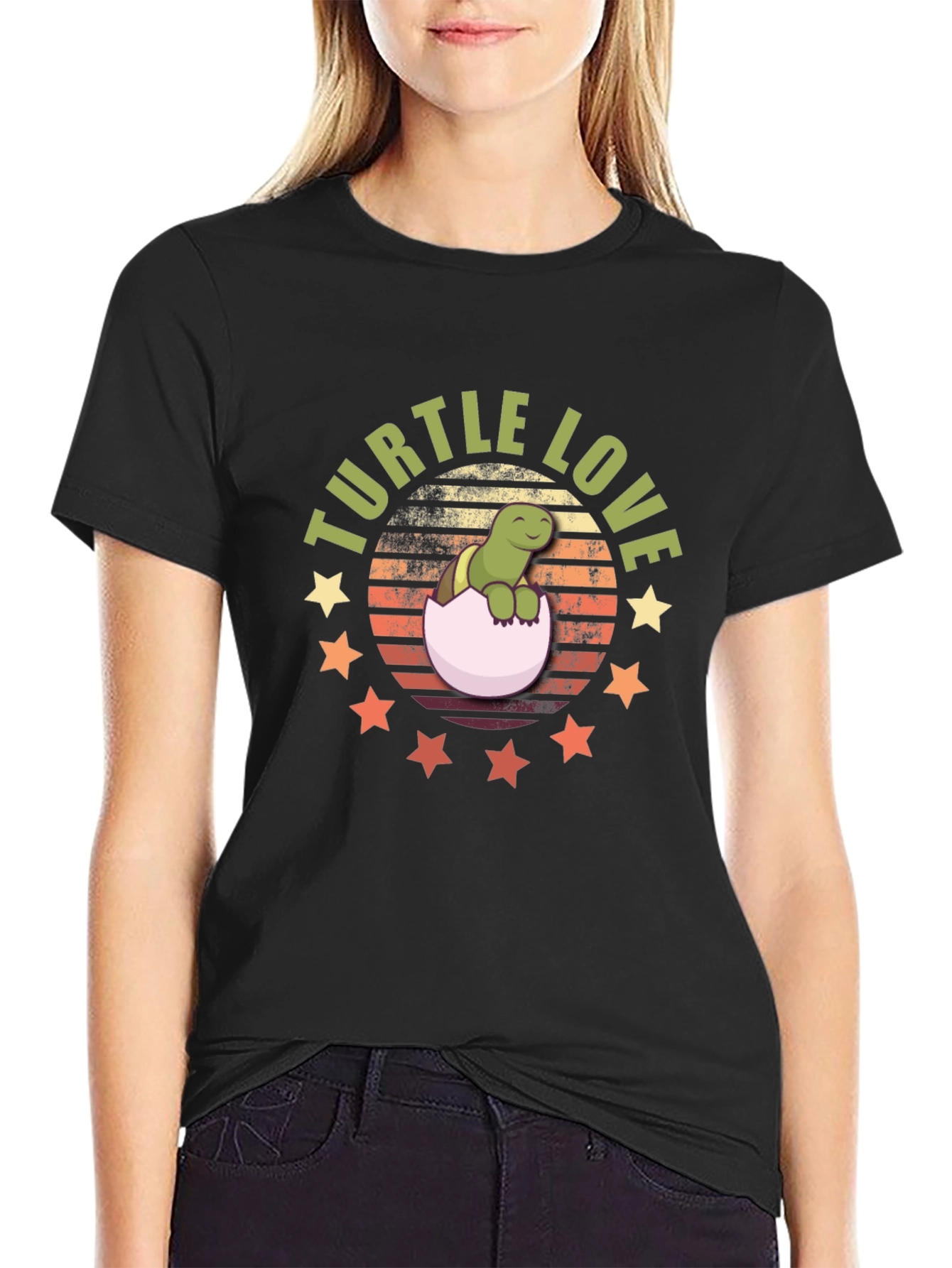 Turtle Love T-Shirt - Cute Turtle Hatchling Design