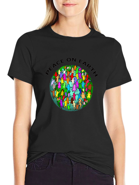 Peace On Earth Graphic T-Shirt