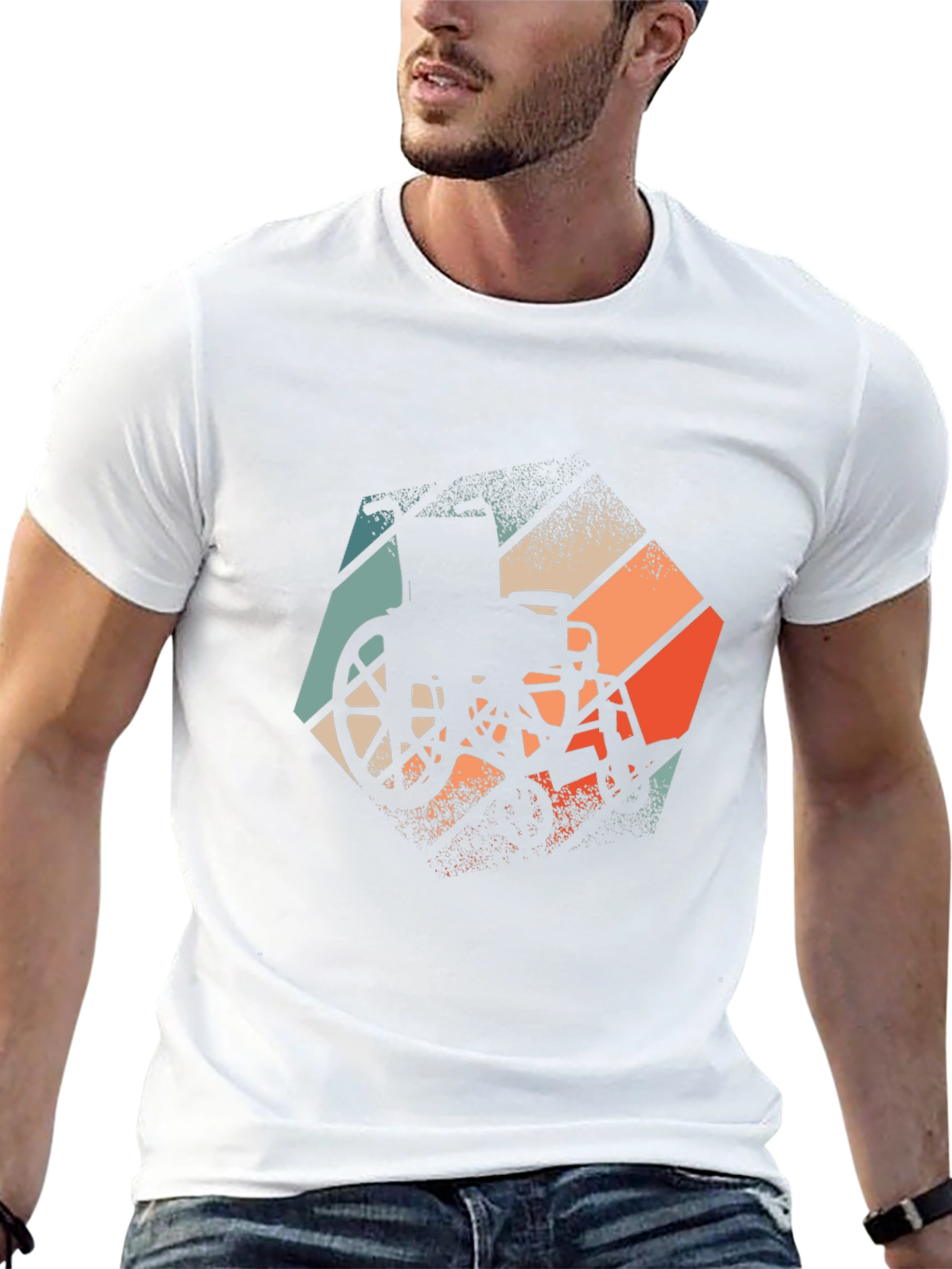Retro Wheelchair Graphic Tee - Black Unisex T-Shirt