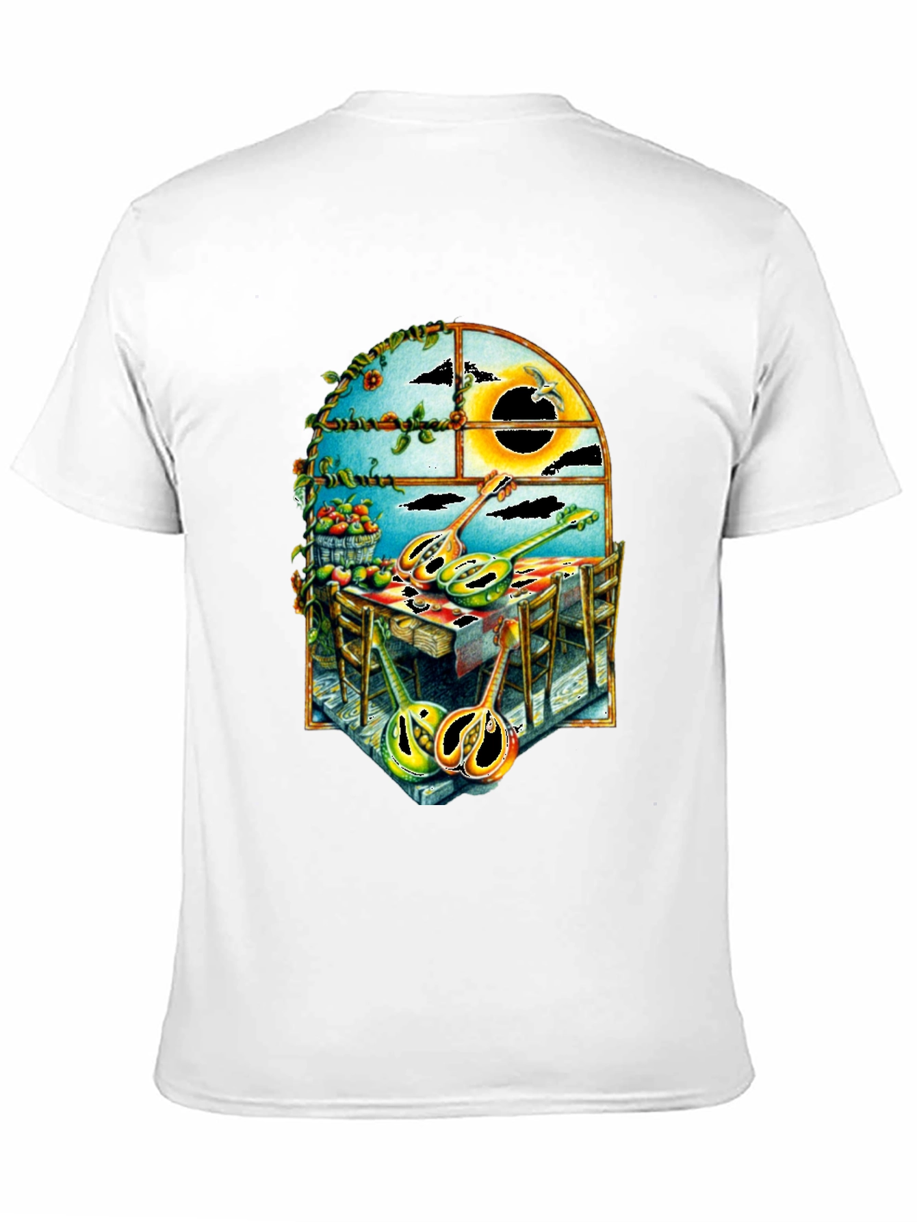 Abstract Musical Instrument Graphic T-Shirt
