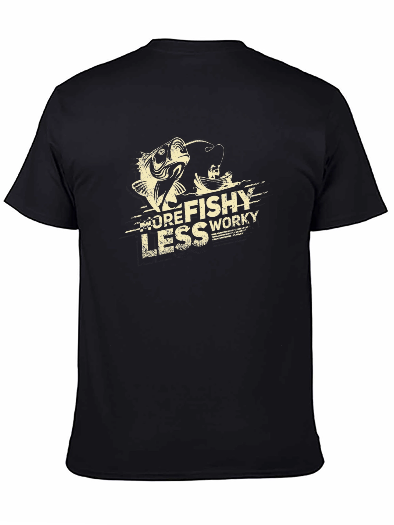 More Fishy Less Worky Graphic Tee