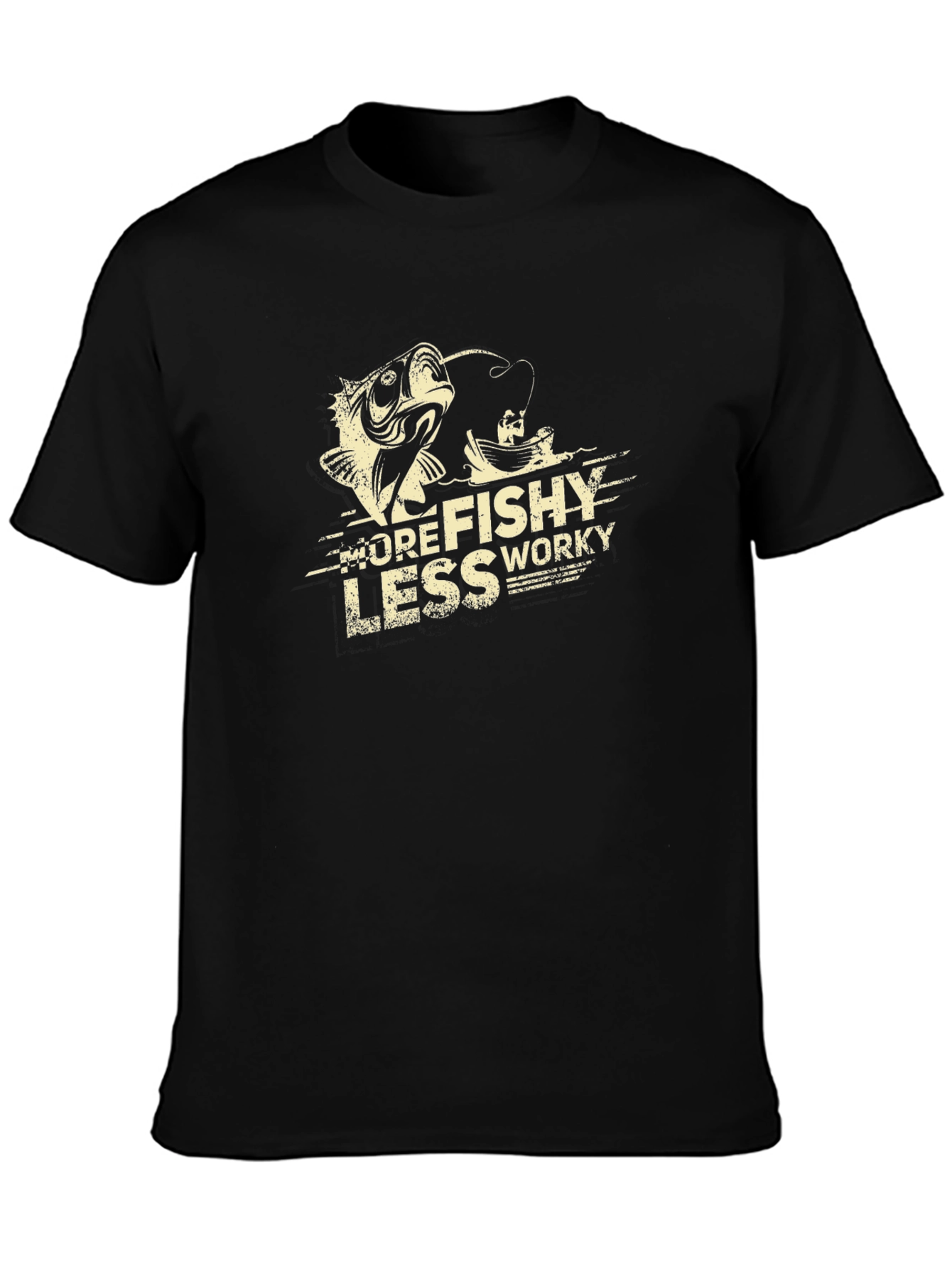 More Fishy Less Worky Graphic Tee