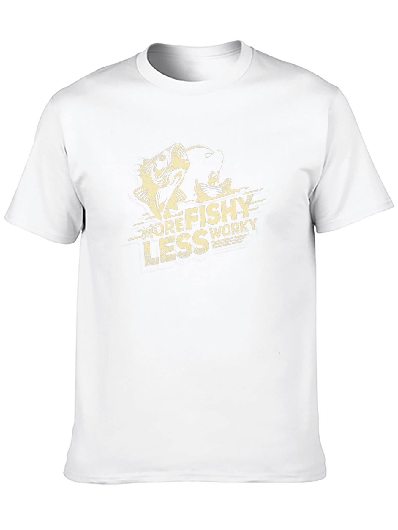 More Fishy Less Worky Graphic Tee