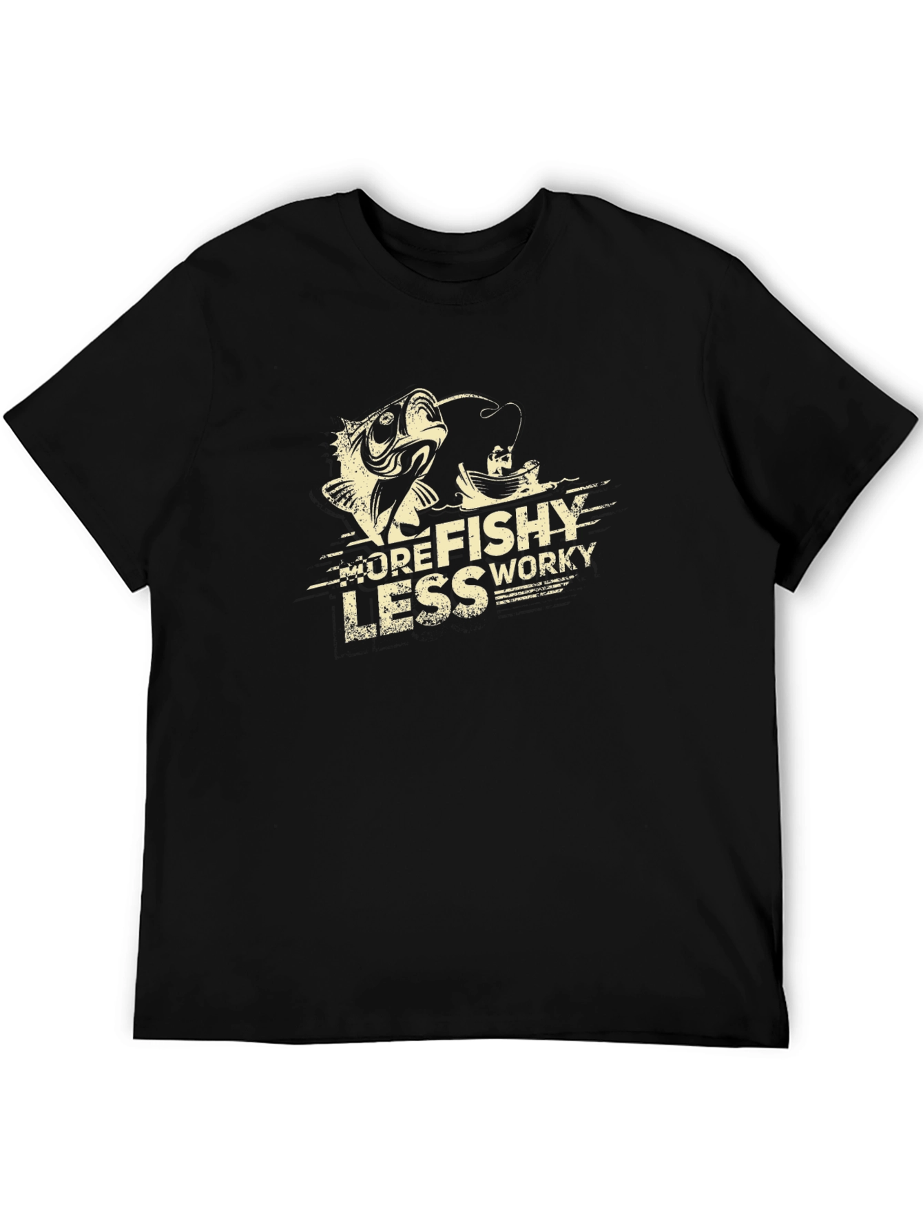 More Fishy Less Worky Graphic Tee