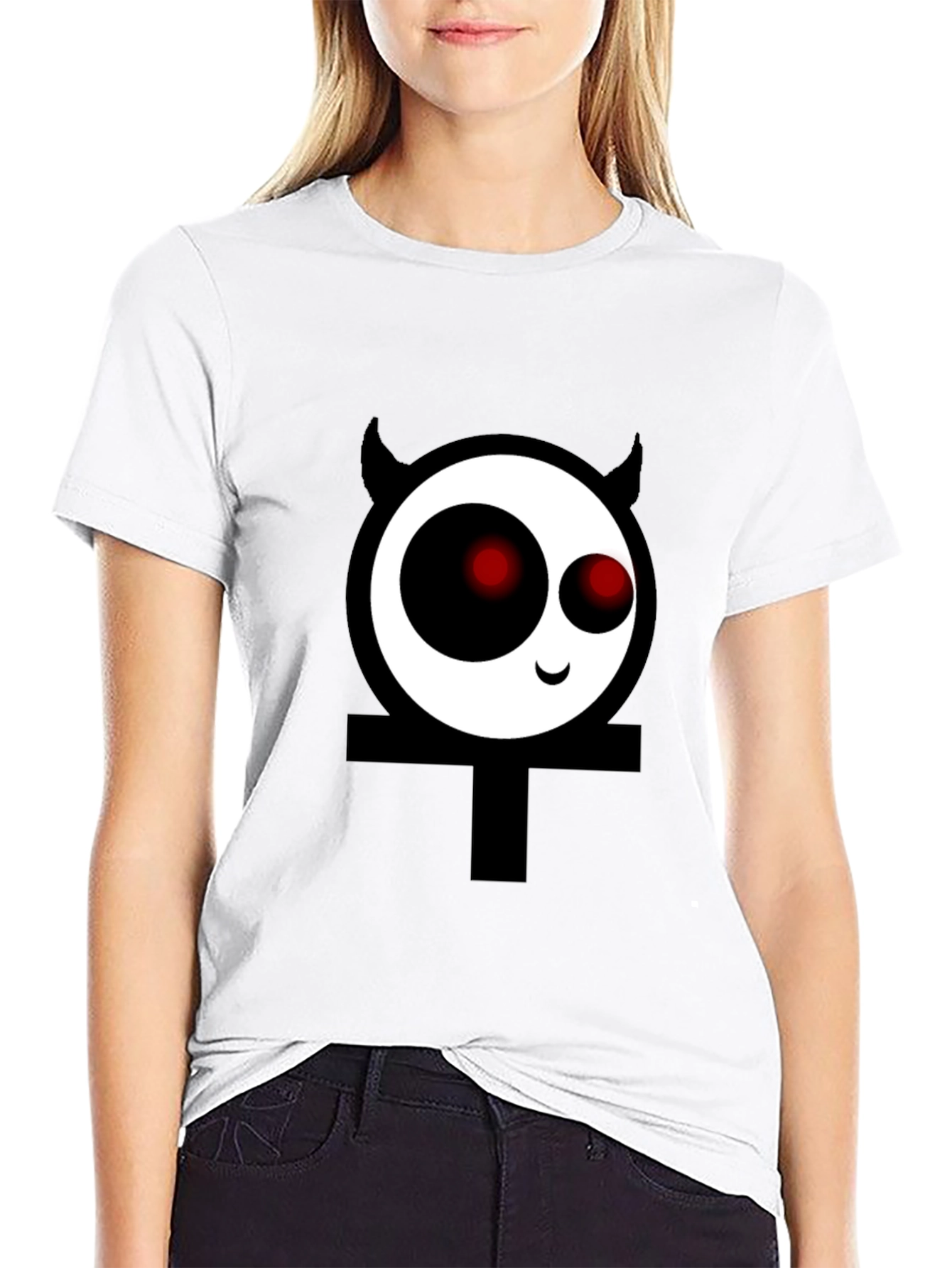 Devil Ankh T-Shirt - Black Cotton Tee