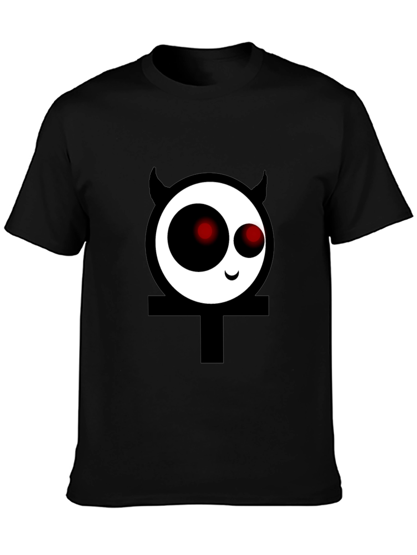 Devil Ankh T-Shirt - Black Cotton Tee
