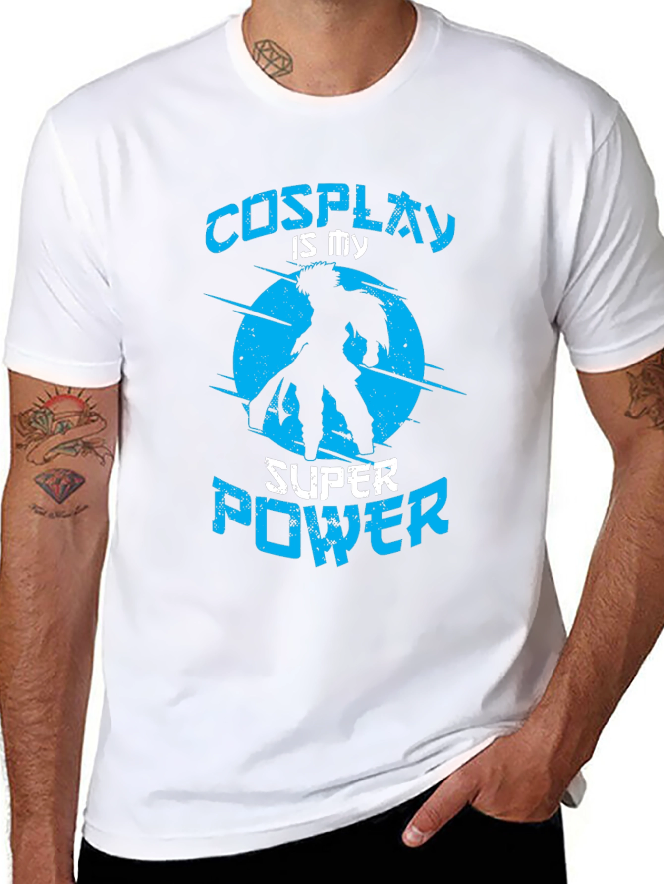 Cosplay is My Super Power Black T-Shirt