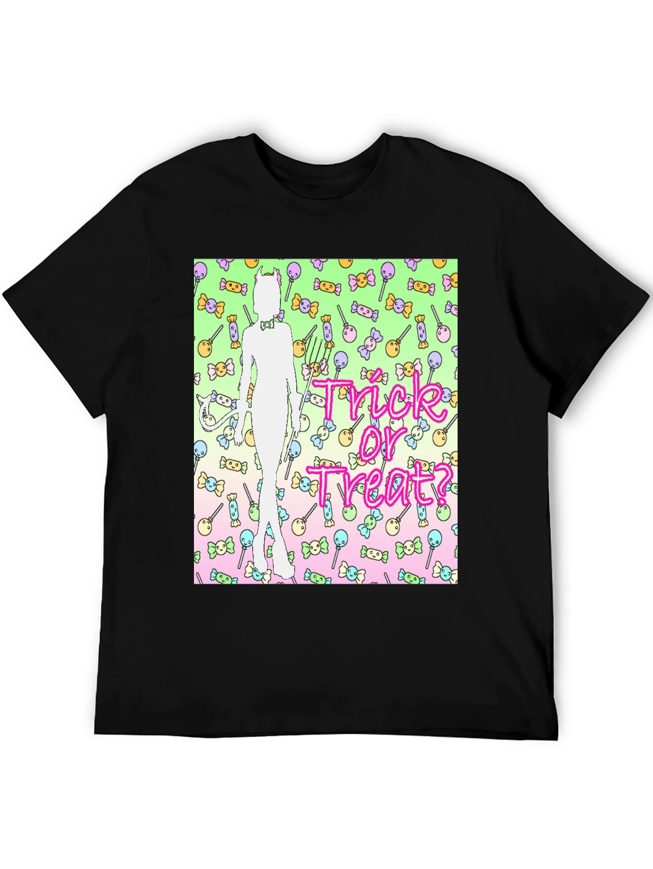 Trick or Treat Candy Devil T-Shirt