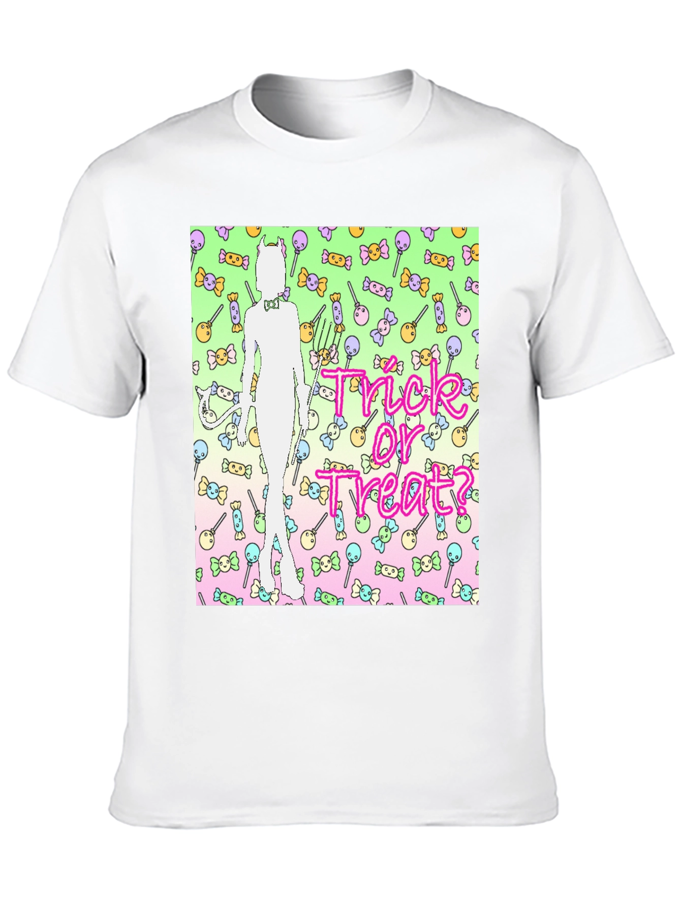 Trick or Treat Candy Devil T-Shirt