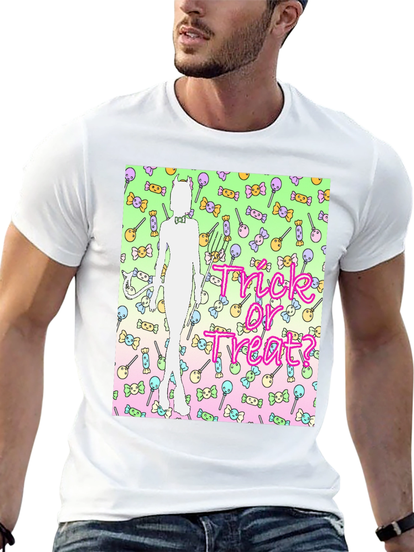 Trick or Treat Candy Devil T-Shirt