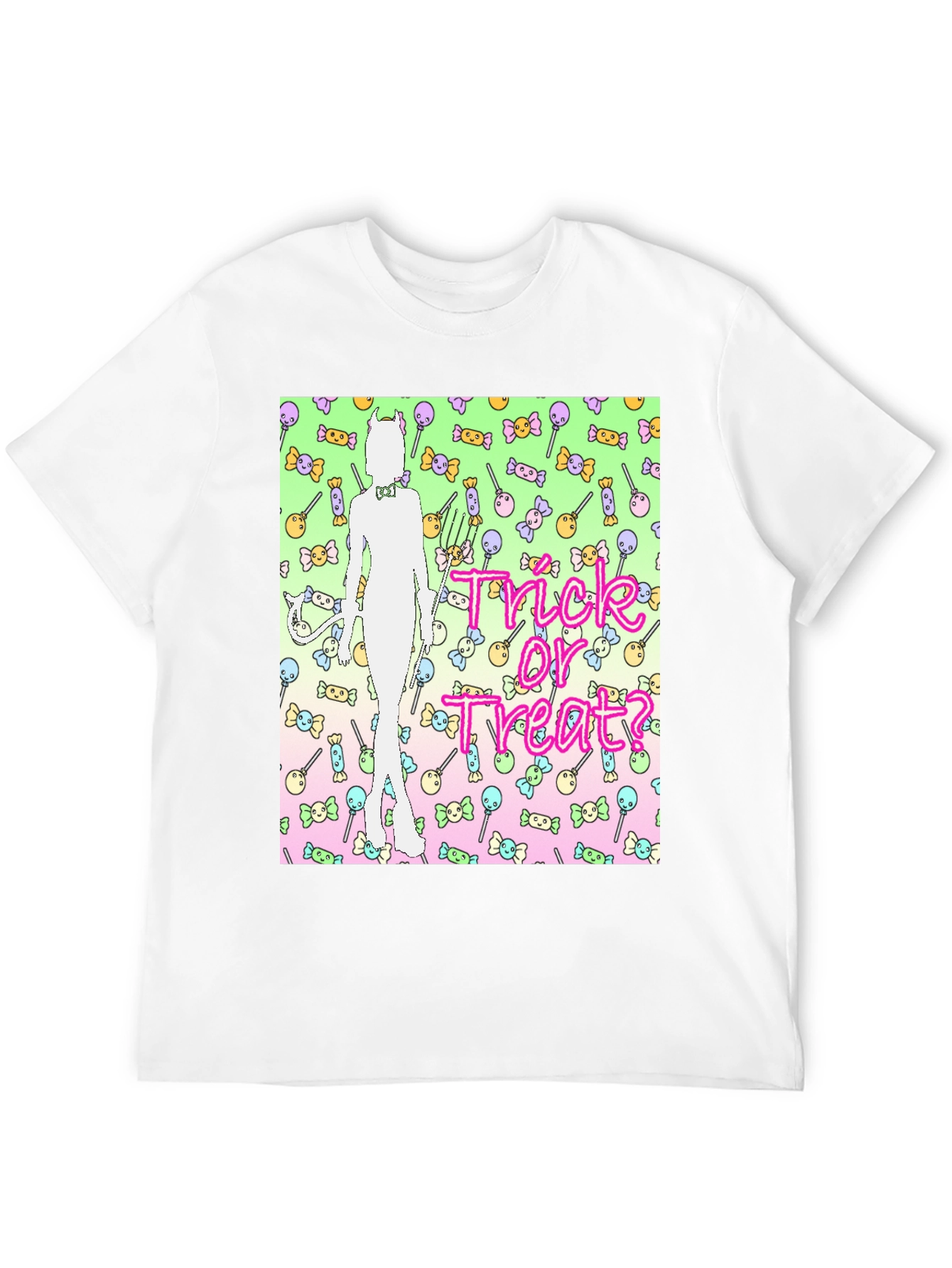 Trick or Treat Candy Devil T-Shirt