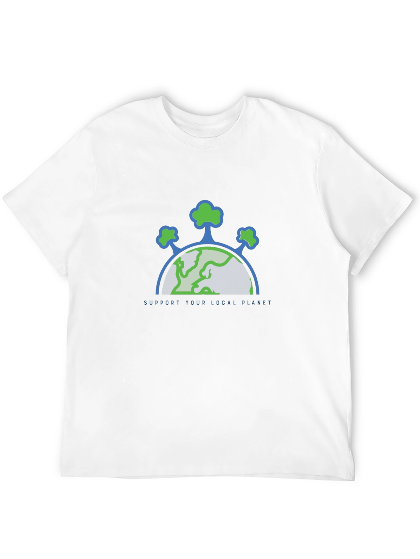 Eco-Friendly Local Planet Graphic T-Shirt