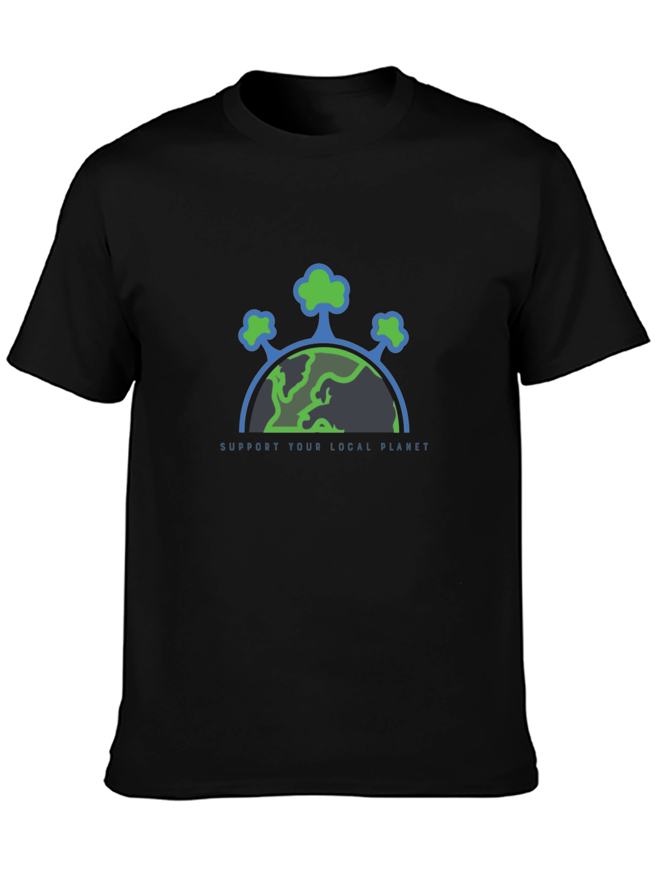 Eco-Friendly Local Planet Graphic T-Shirt