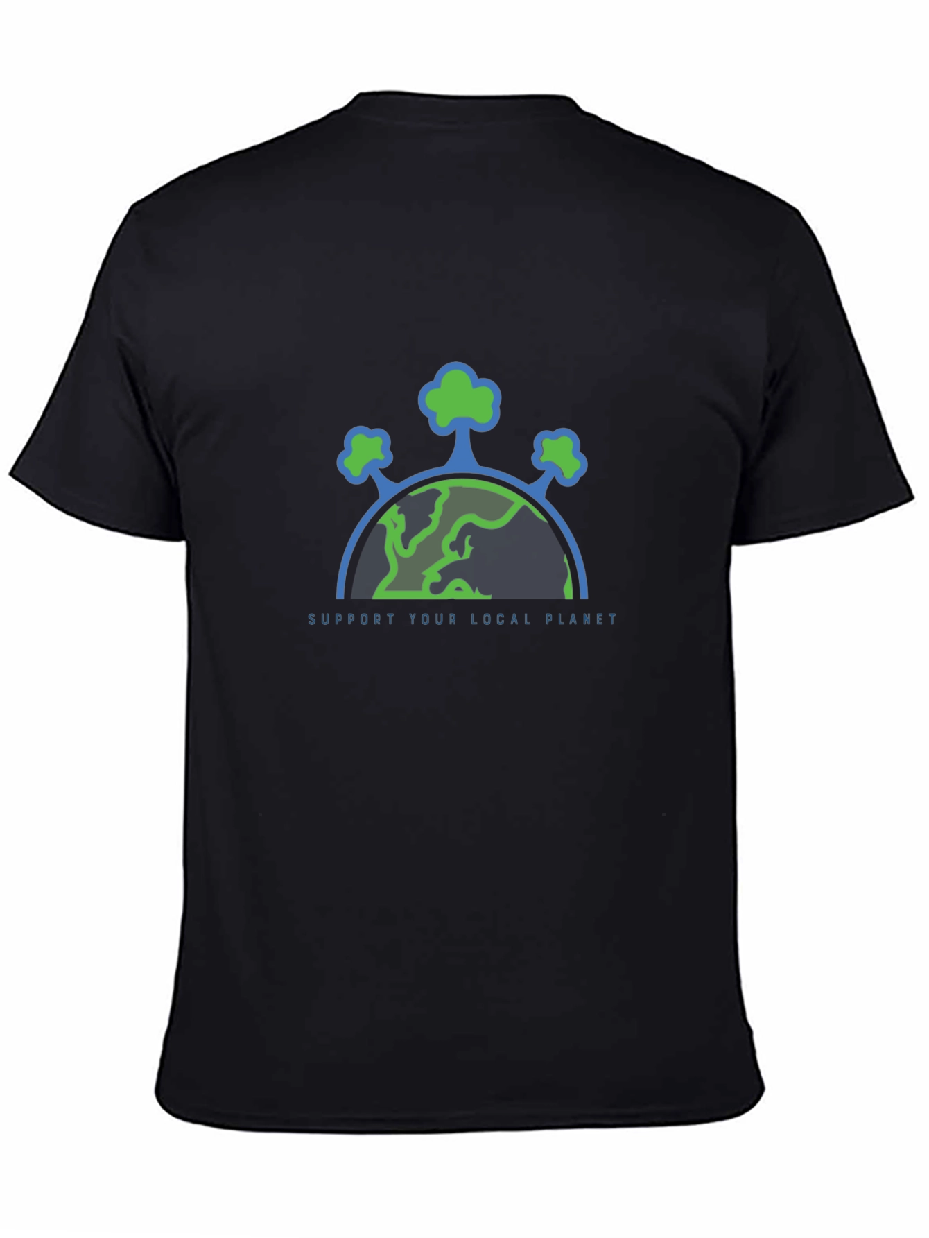 Eco-Friendly Local Planet Graphic T-Shirt