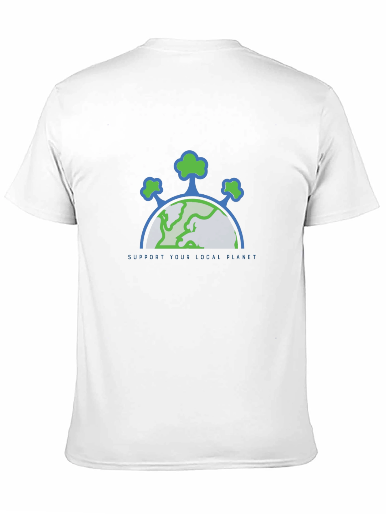 Eco-Friendly Local Planet Graphic T-Shirt