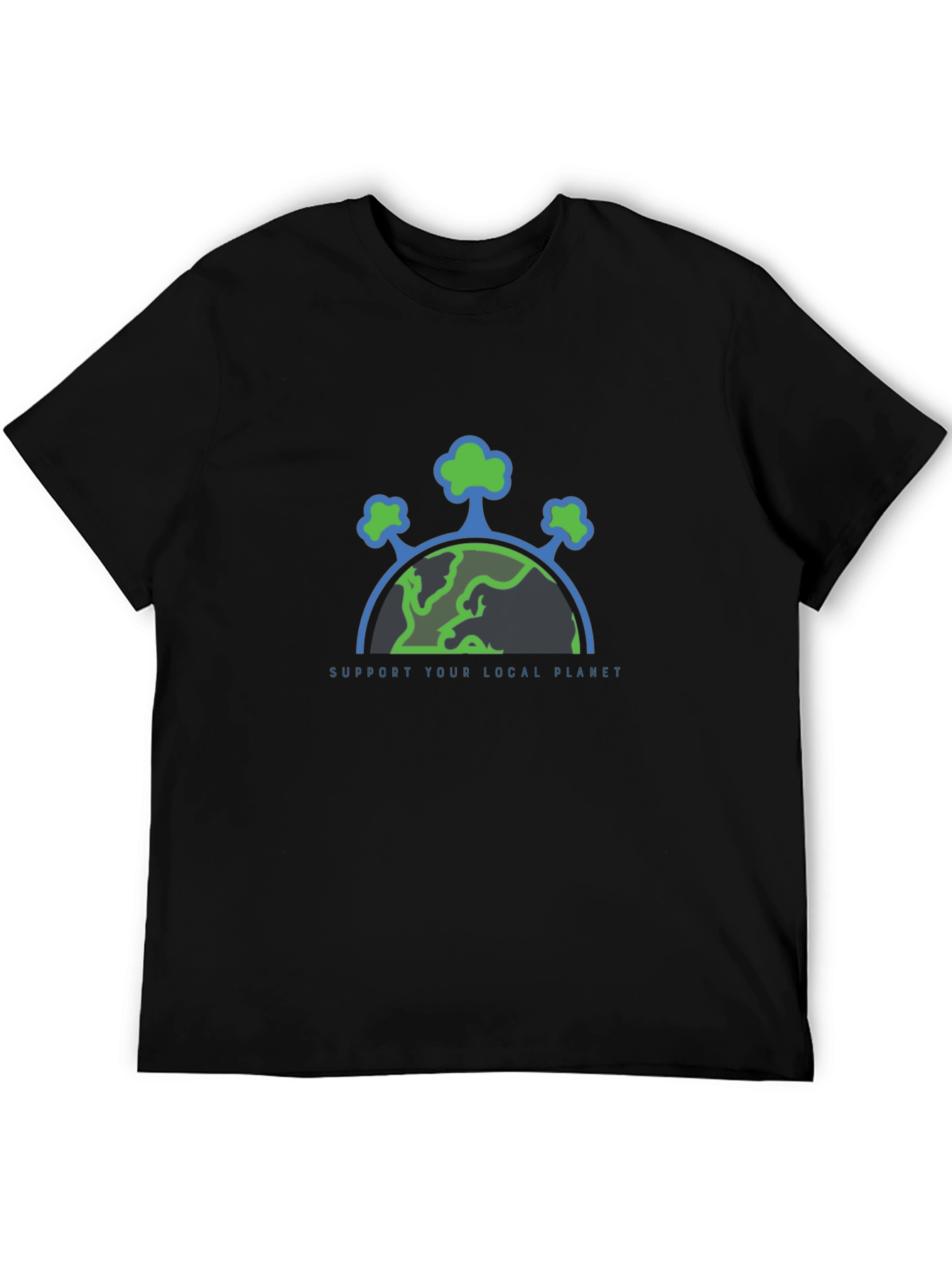 Eco-Friendly Local Planet Graphic T-Shirt