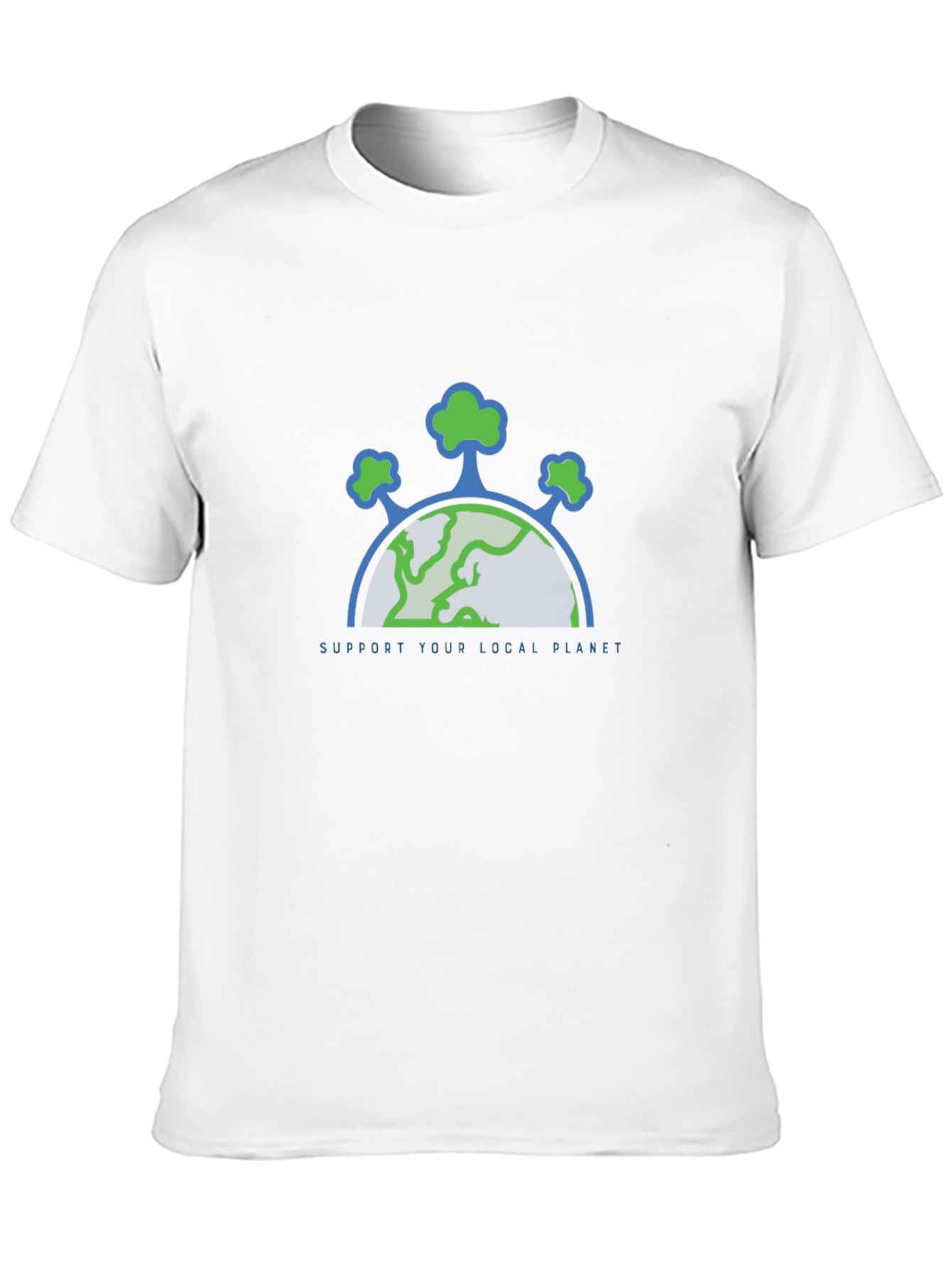 Eco-Friendly Local Planet Graphic T-Shirt
