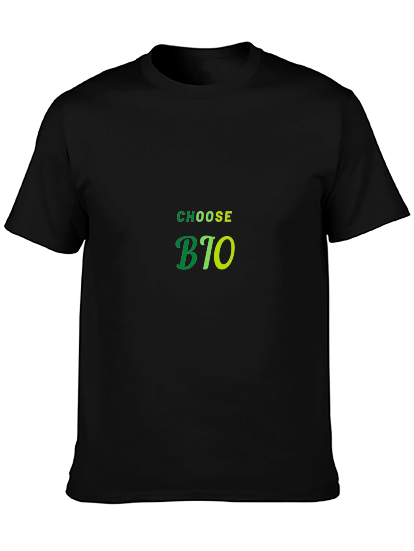 Choose BIO Black Cotton T-Shirt