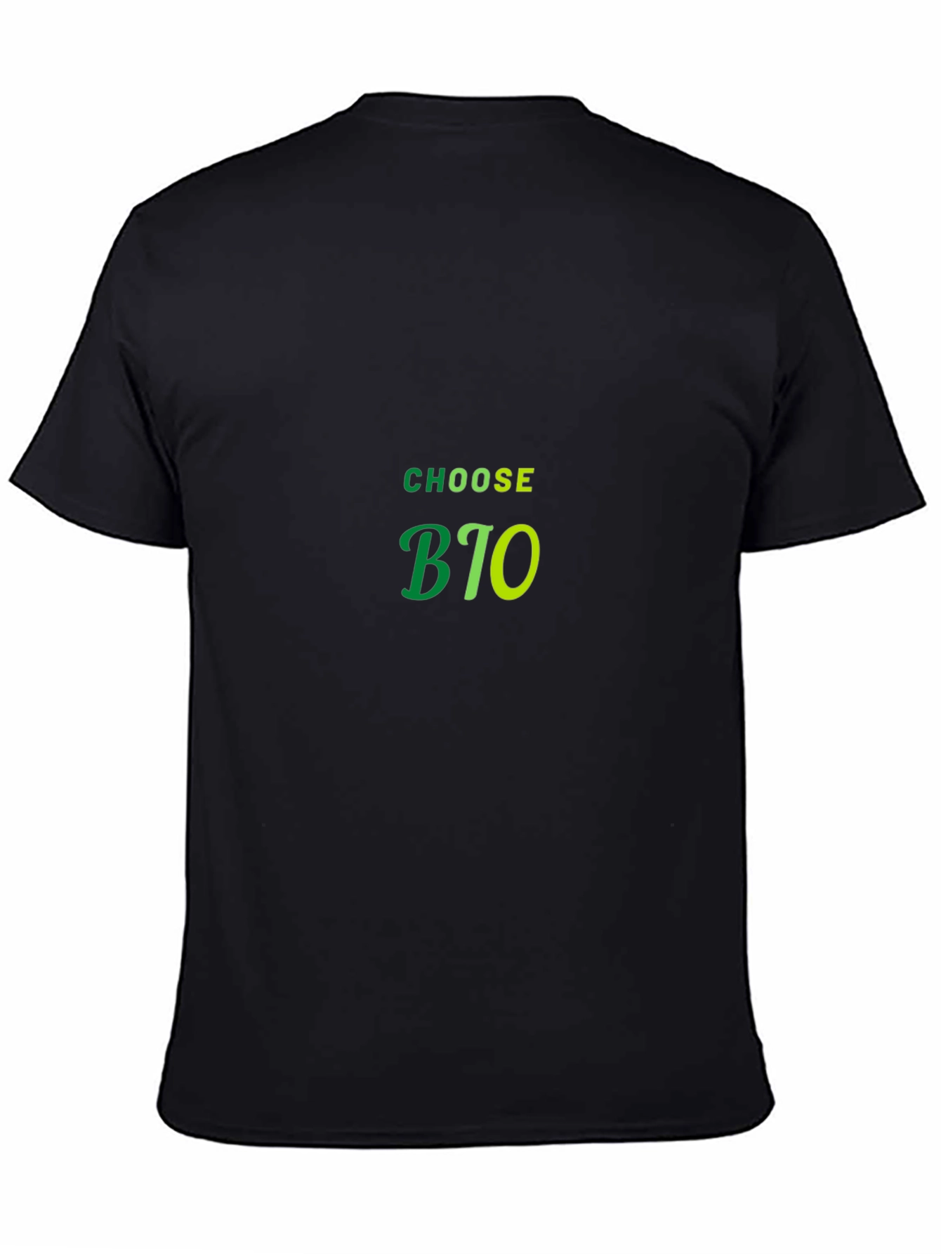 Choose BIO Black Cotton T-Shirt