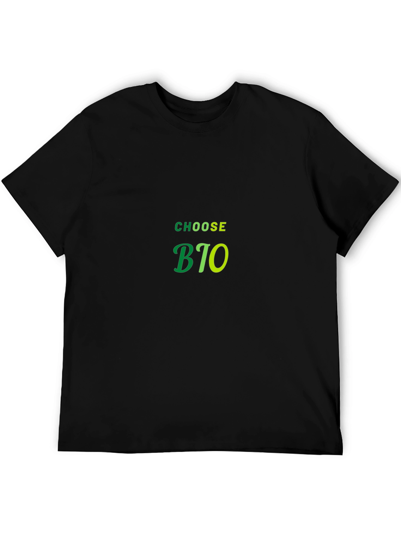 Choose BIO Black Cotton T-Shirt