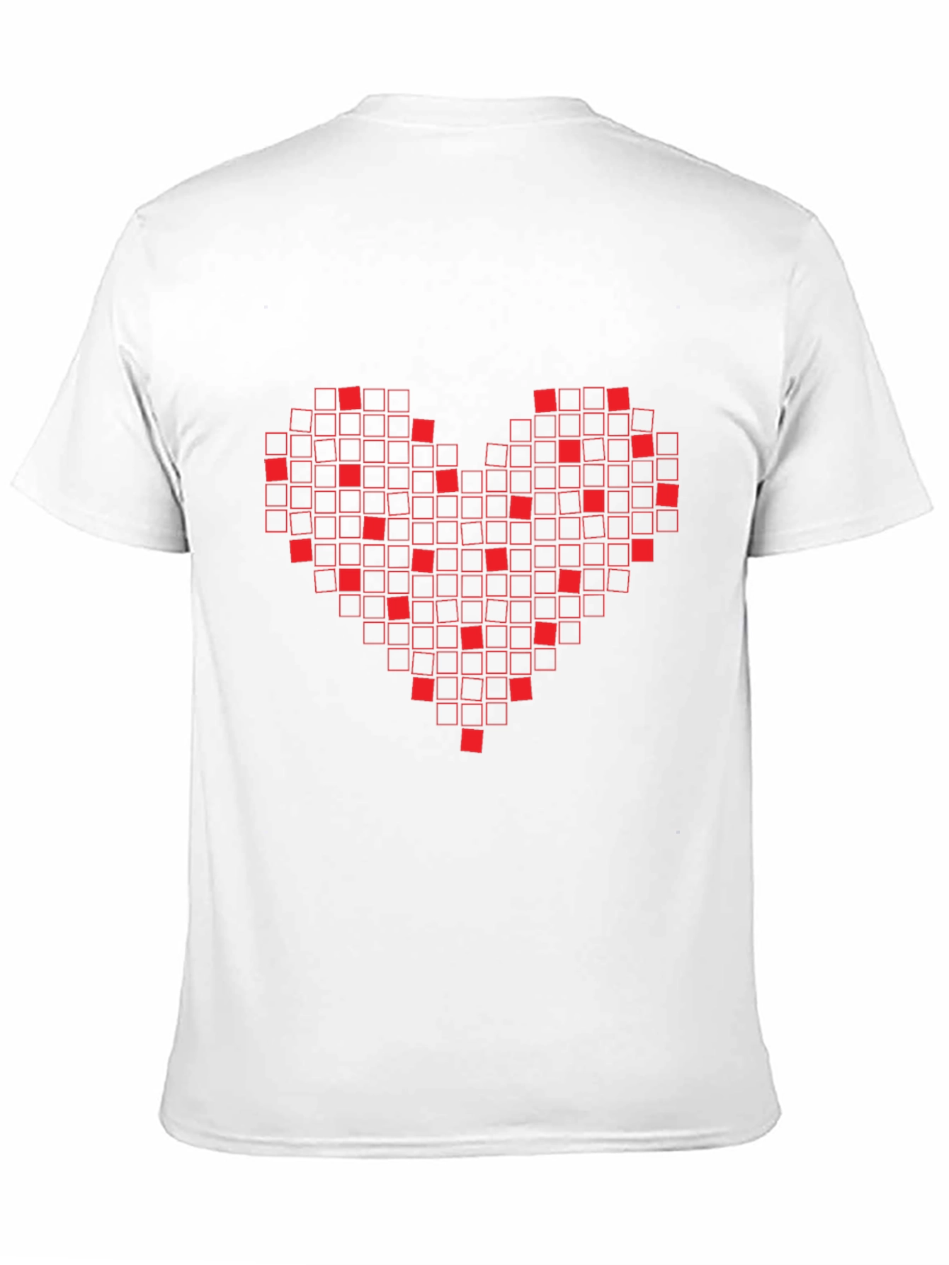 Pixel Heart Graphic T-Shirt - Black