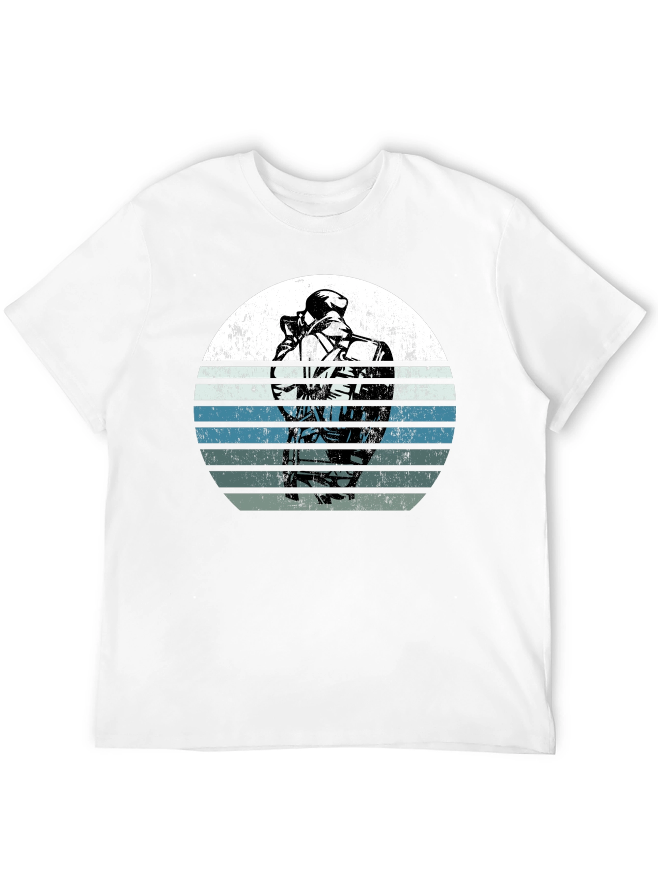 Retro Sunset SWAT Police T-Shirt
