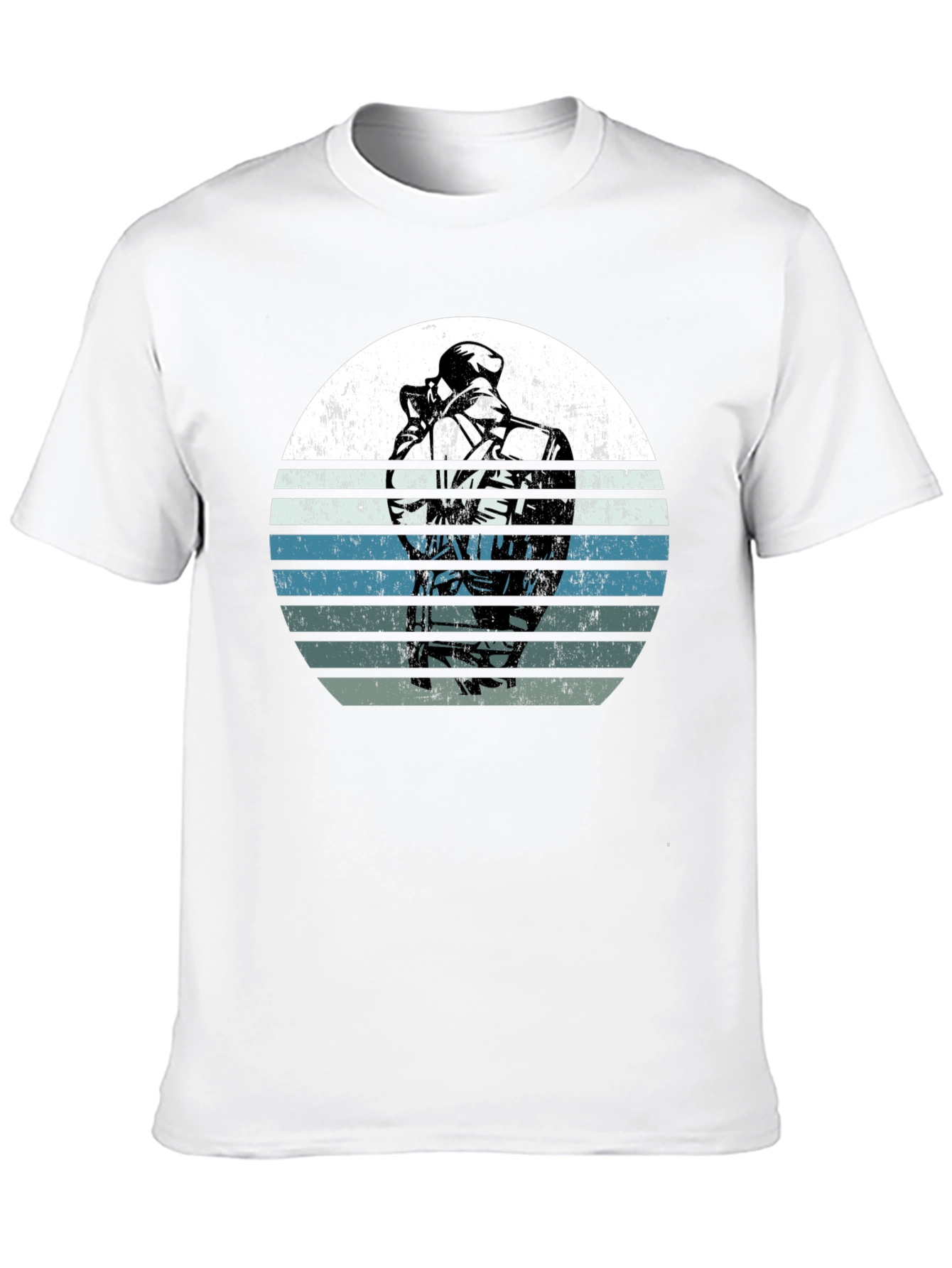Retro Sunset SWAT Police T-Shirt